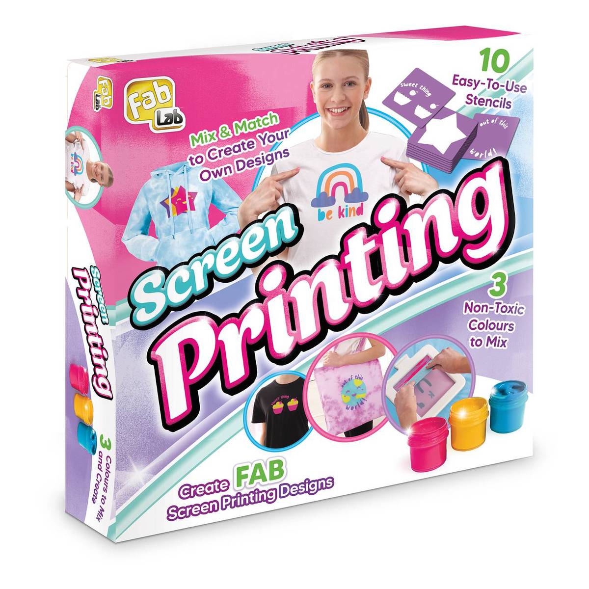 FabLab Screen Printing Kit Hobbycraft