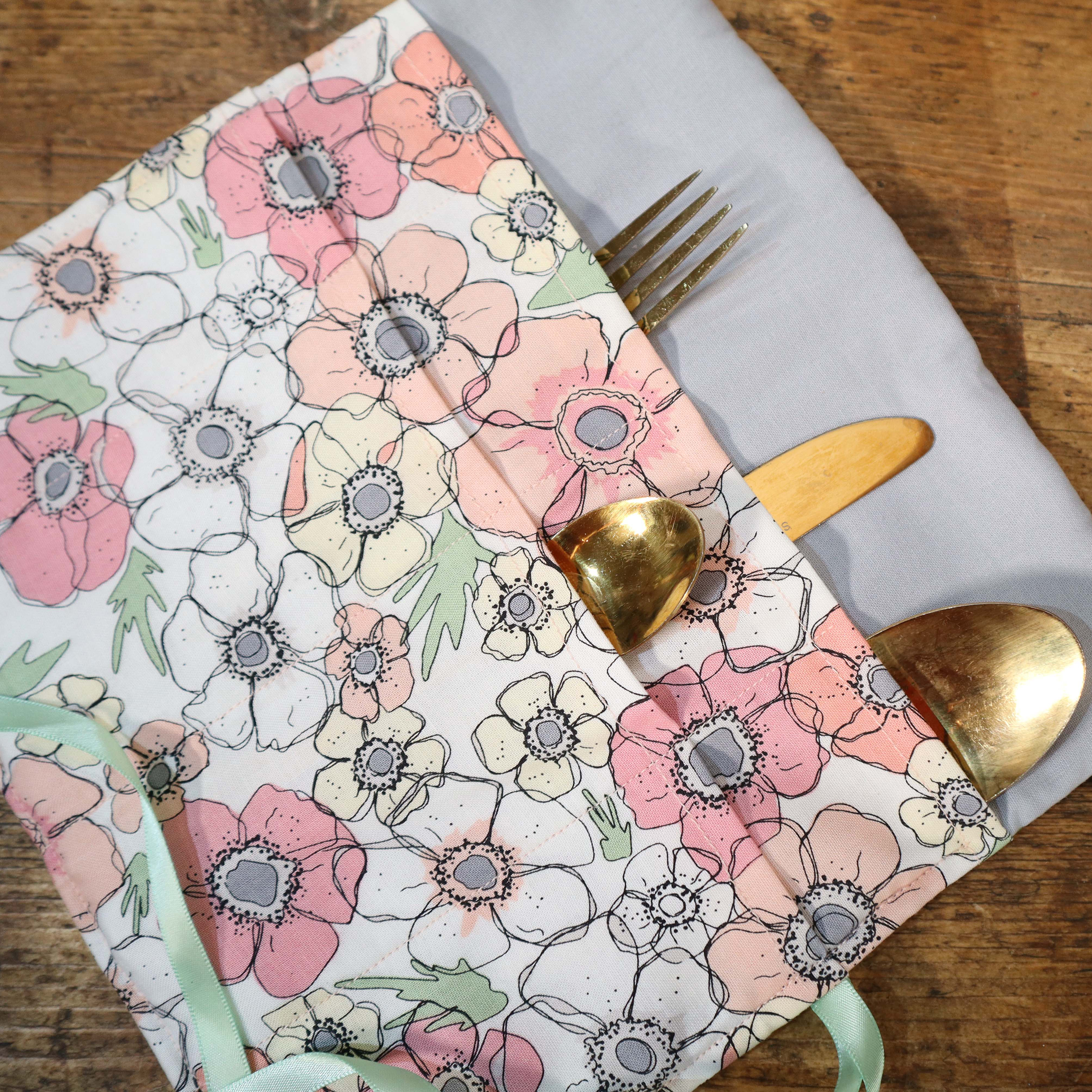 How to Sew a Cutlery Wrap Hobbycraft