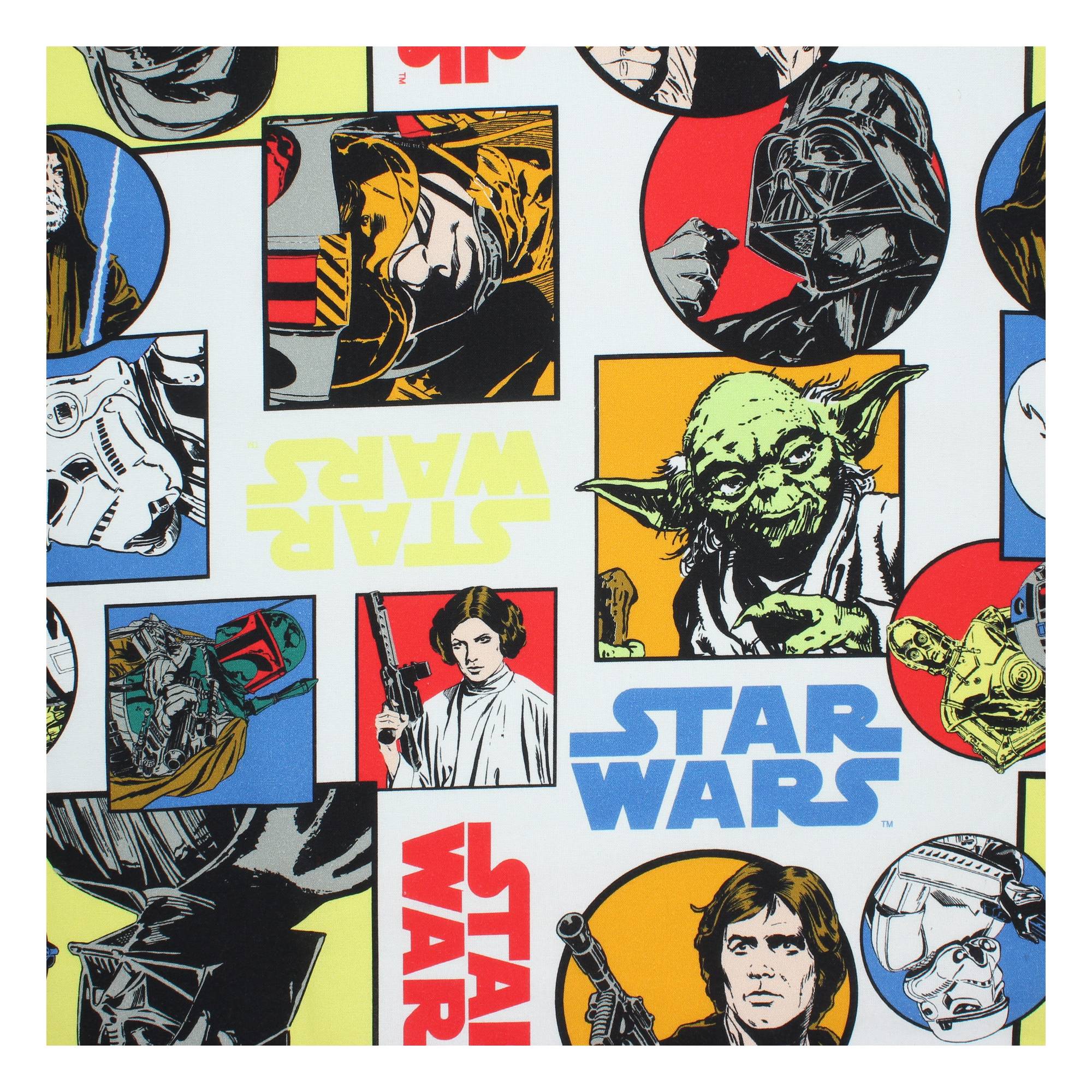 Star Wars Cotton Fabric by the Metre Hobbycraft