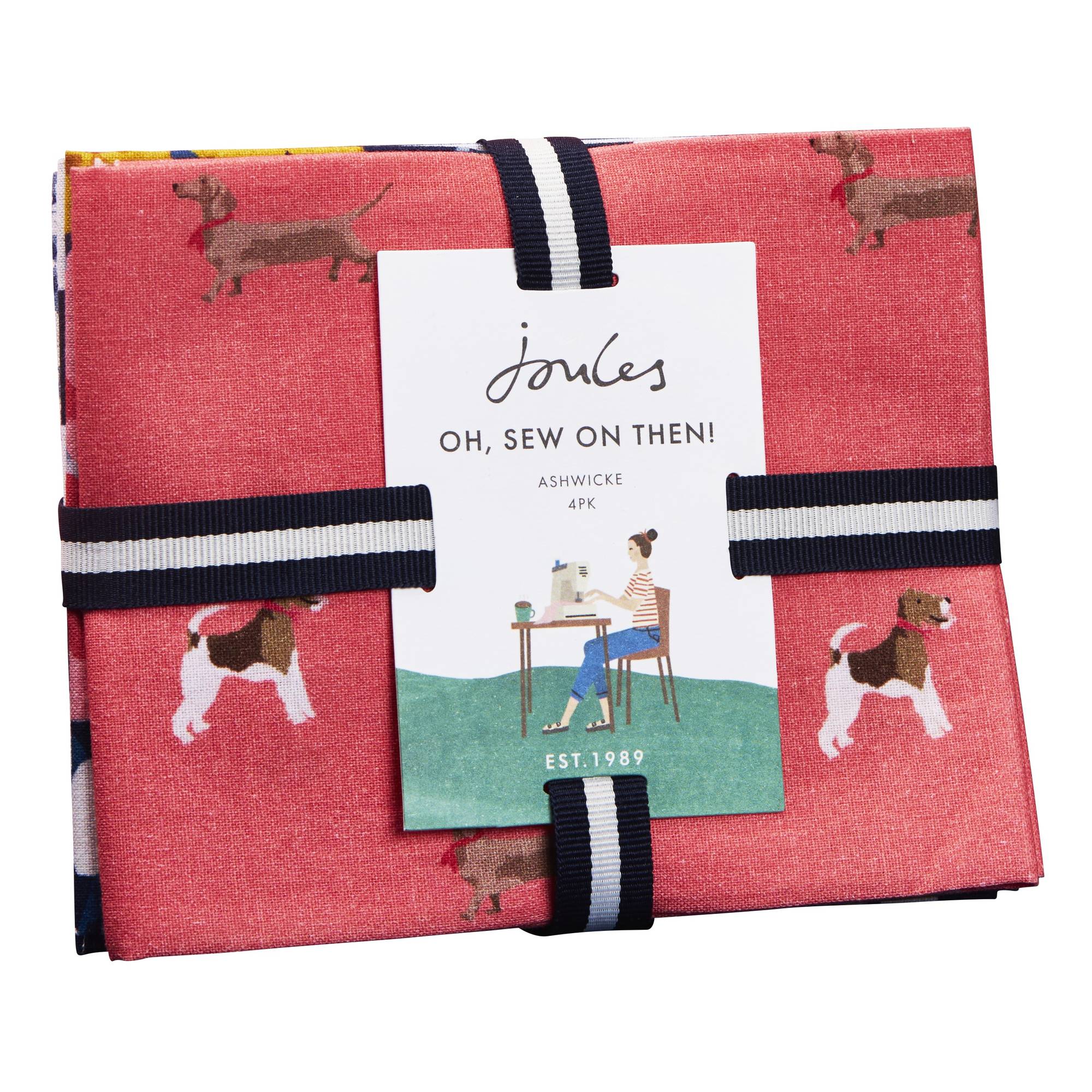 Joules Ashwicke Cotton Fat Quarters 4 Pack Hobbycraft