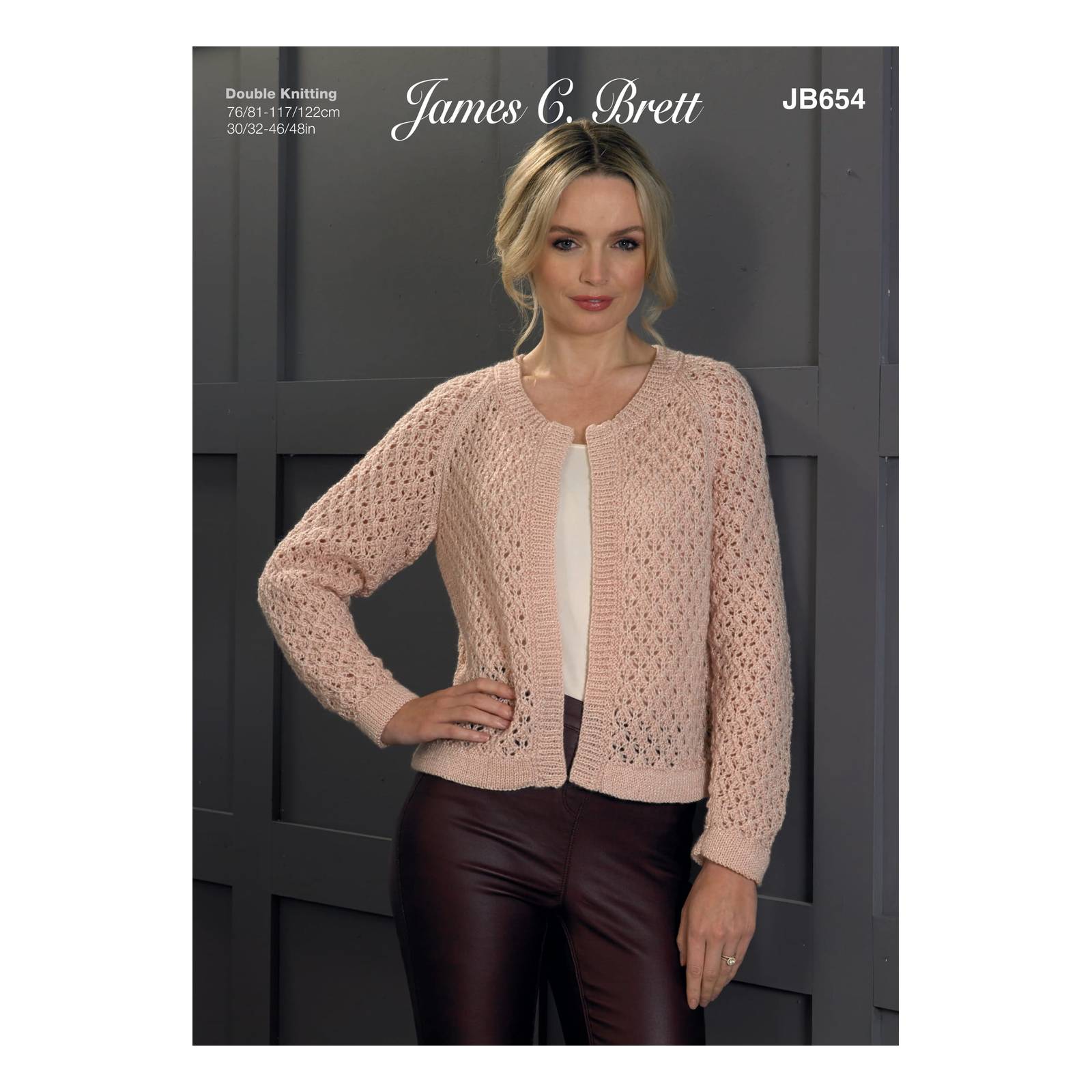 James C Brett Twinkle DK Cardigan 
