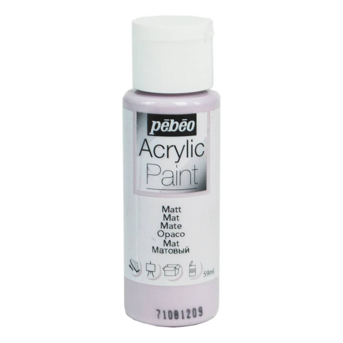 Pebeo Lavender Matt Acrylic Paint 59ml Hobbycraft