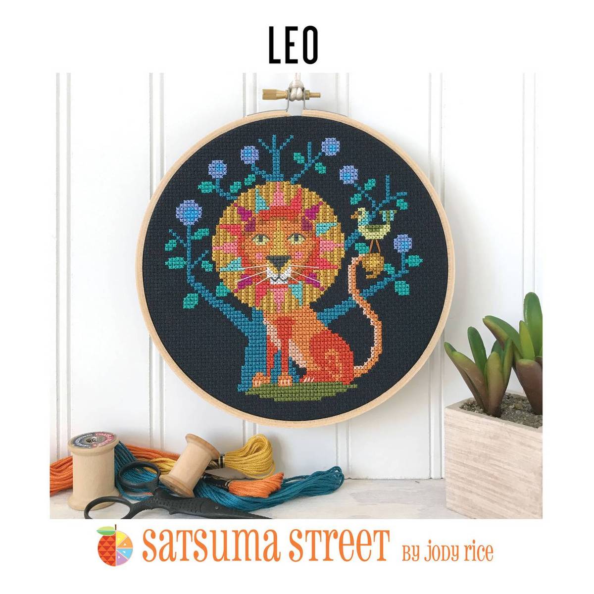 Satsuma Street Leo Cross Stitch Chart Hobbycraft