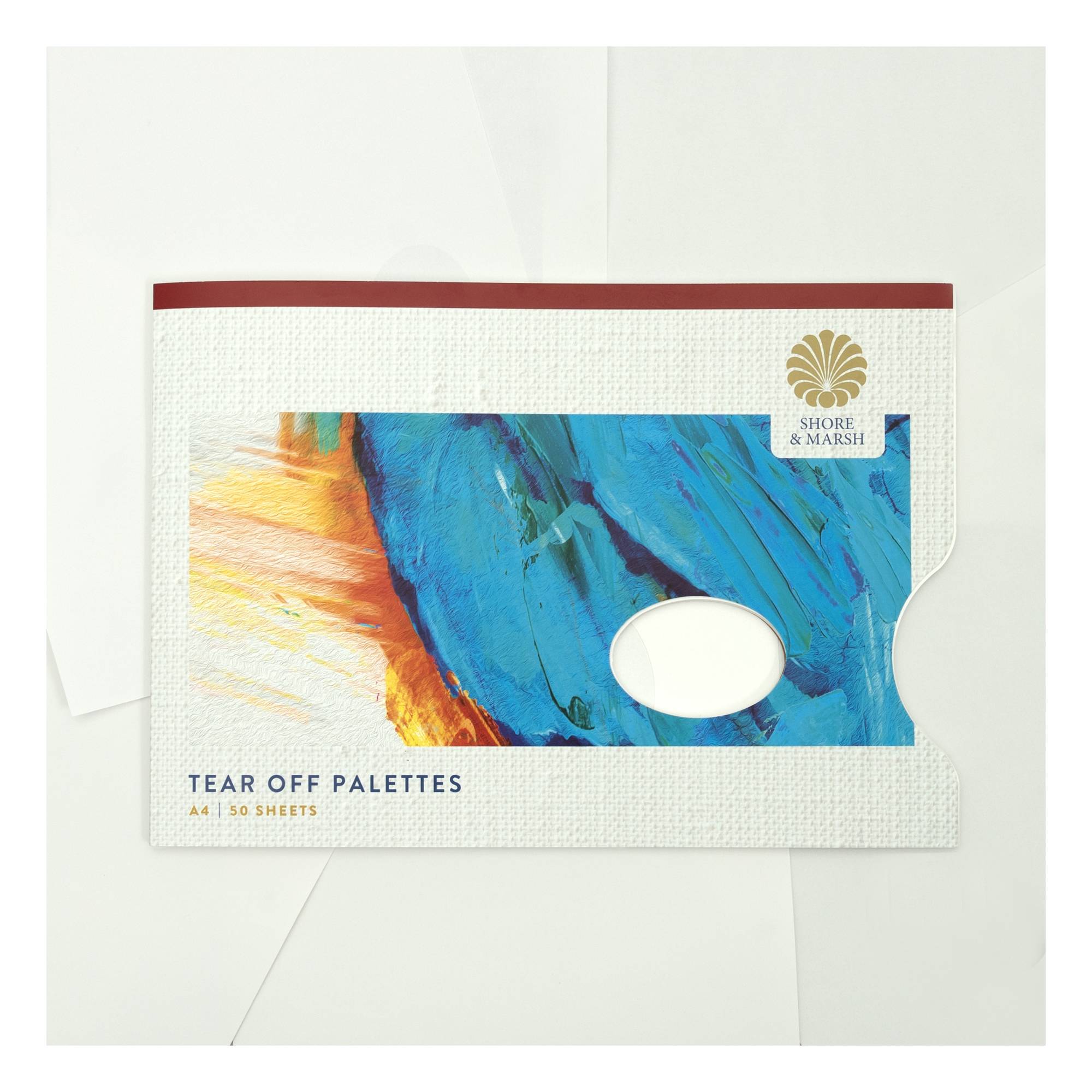 Shore & Marsh Tear Off Palettes 50 Pack Hobbycraft