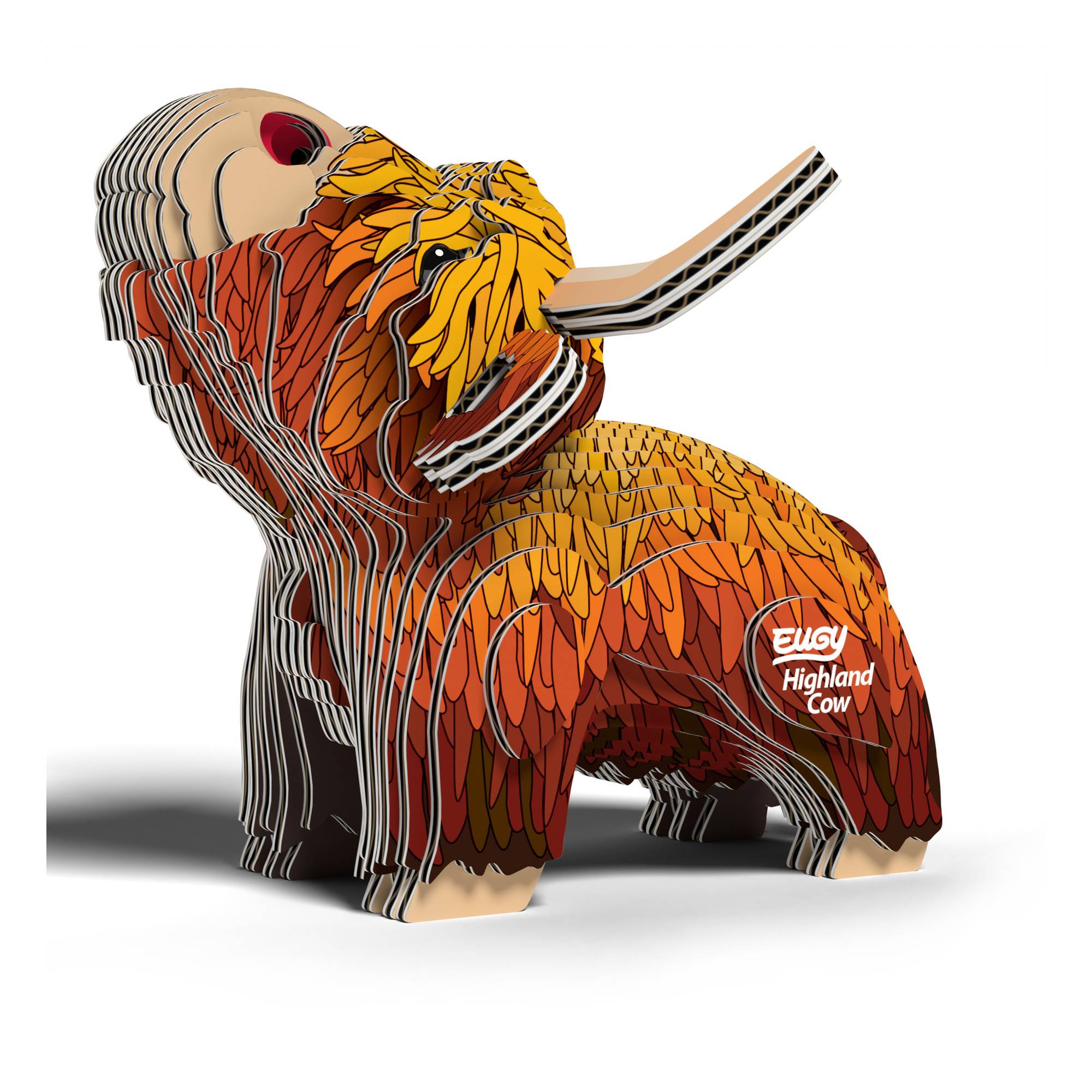 EUGY Ptero 3D Paper Puzzle - Eco-Friendly Flying Dinosaur Model Kit