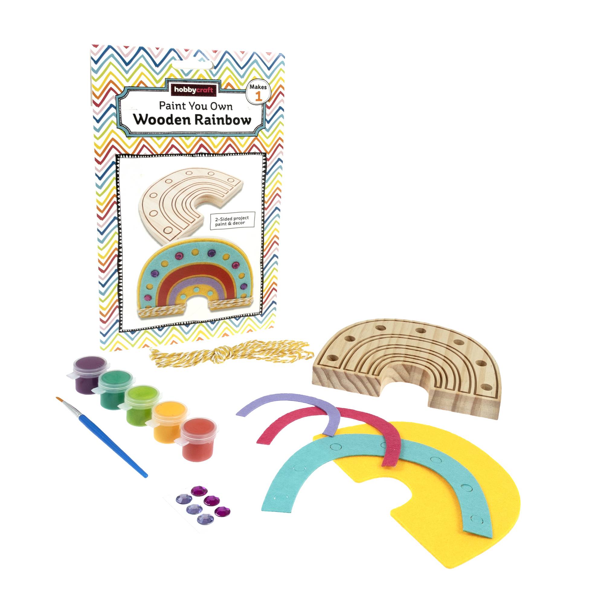 Paint Your Own Wooden Rainbow