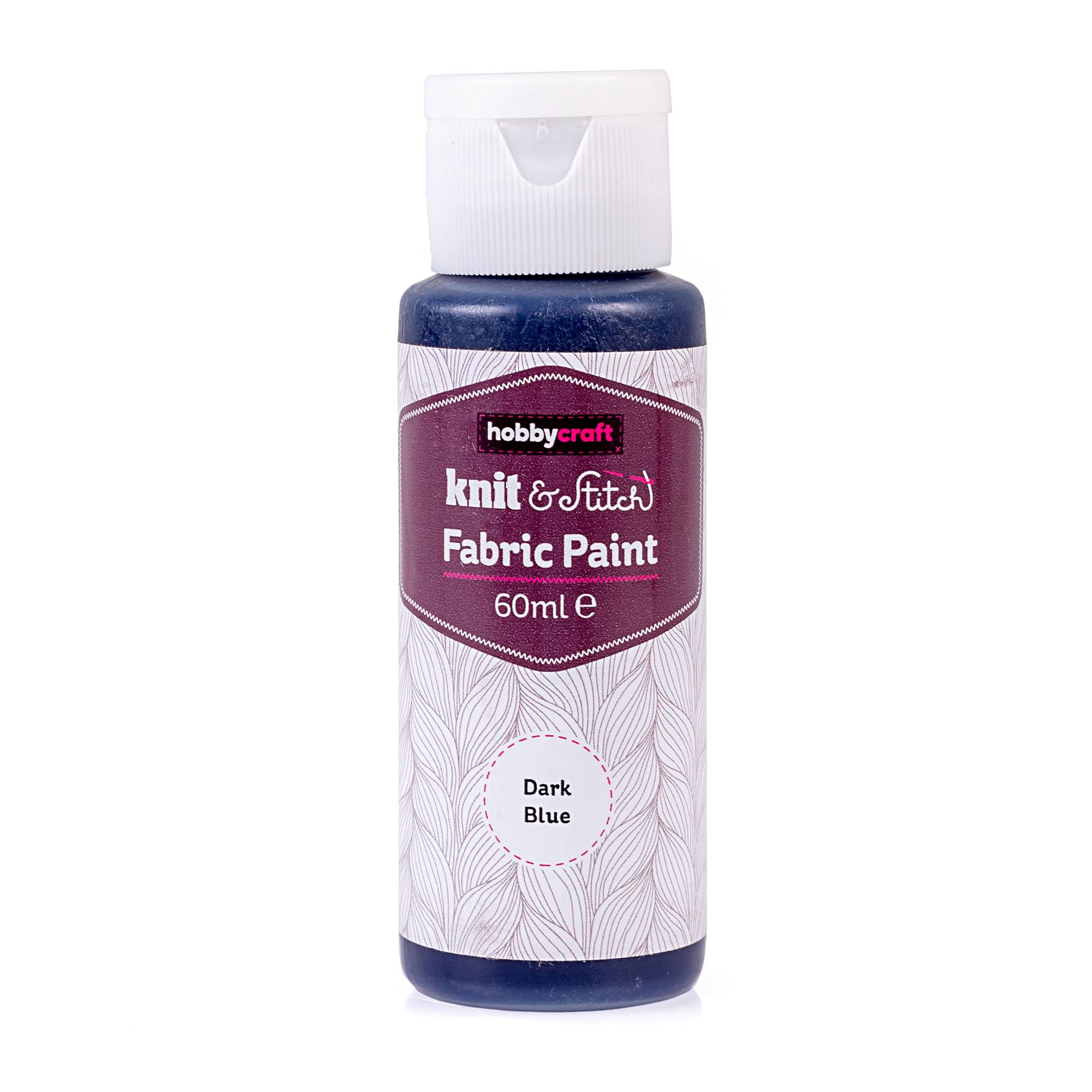 Dark Blue Fabric Paint 60ml Hobbycraft