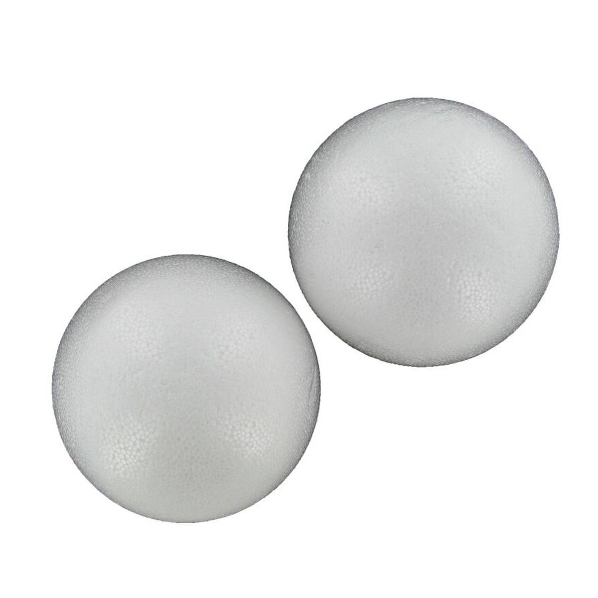 Polystyrene Ball 10cm 2 Pack Hobbycraft