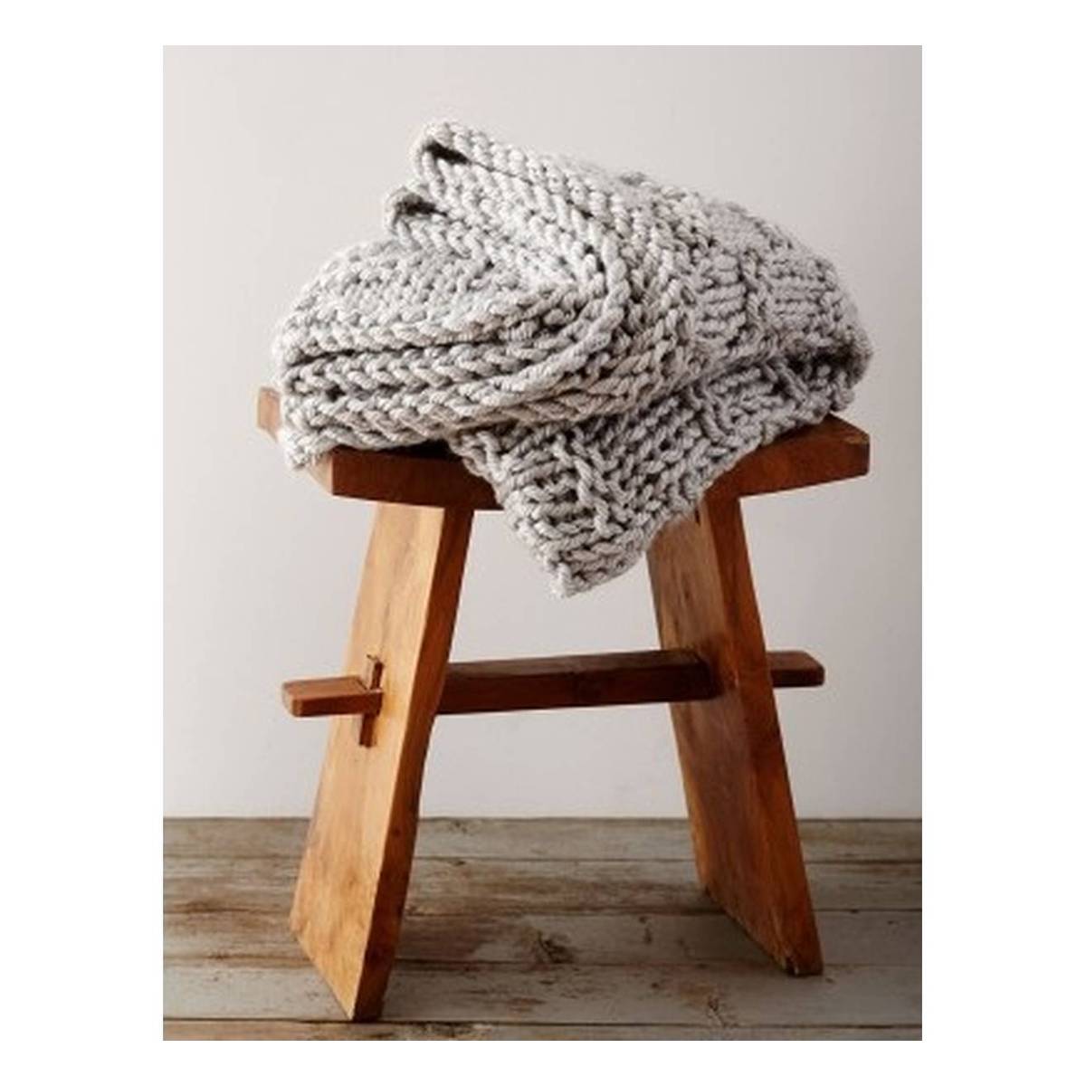 Bernat Woven Look Knit Blanket Pattern