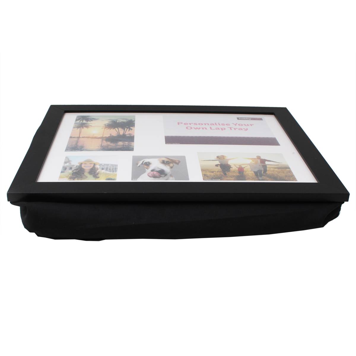 Personalisable Black Lap Tray Hobbycraft