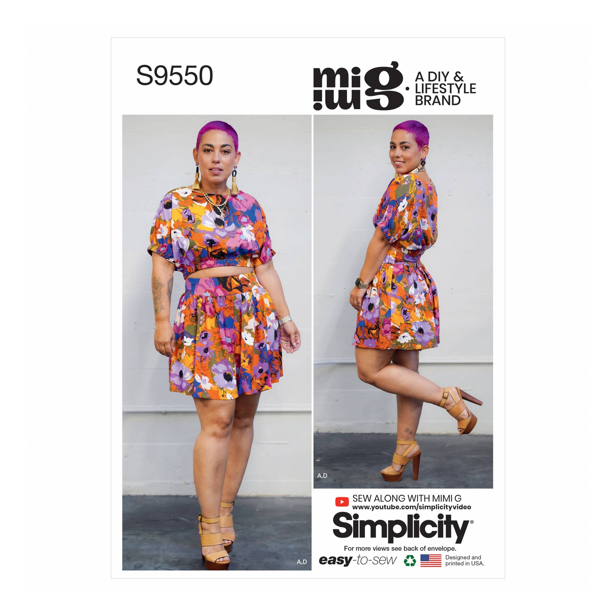 Simplicity Women’s Separates Sewing Pattern S9550 (1422) Hobbycraft