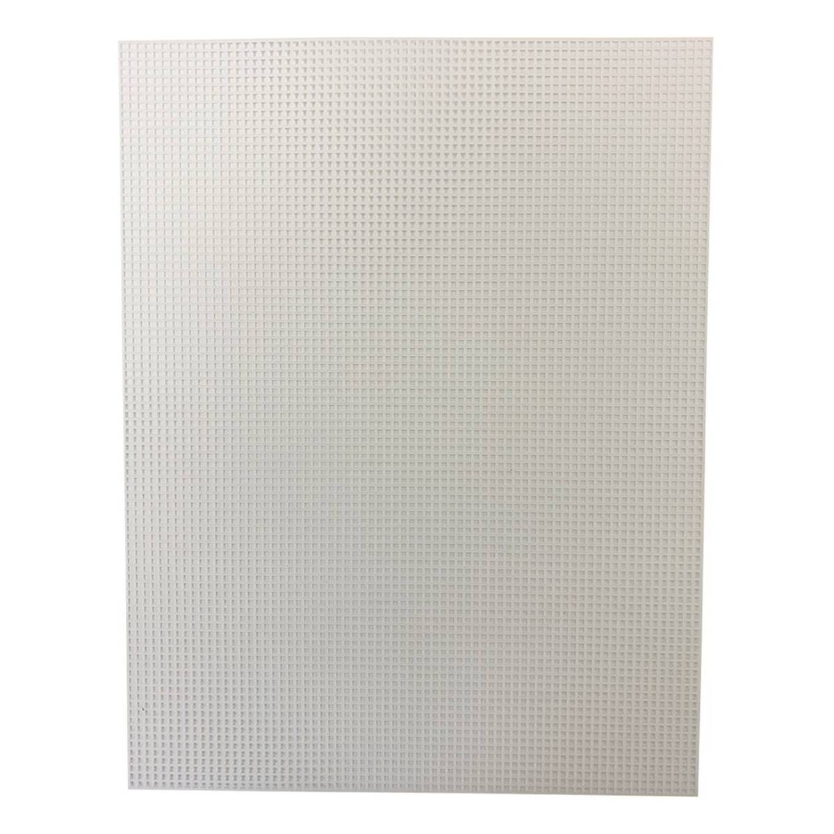 7 Mesh Count Clear Plastic Canvas Bulk - 25 Sheets- 10.5 x 13.5 Inch