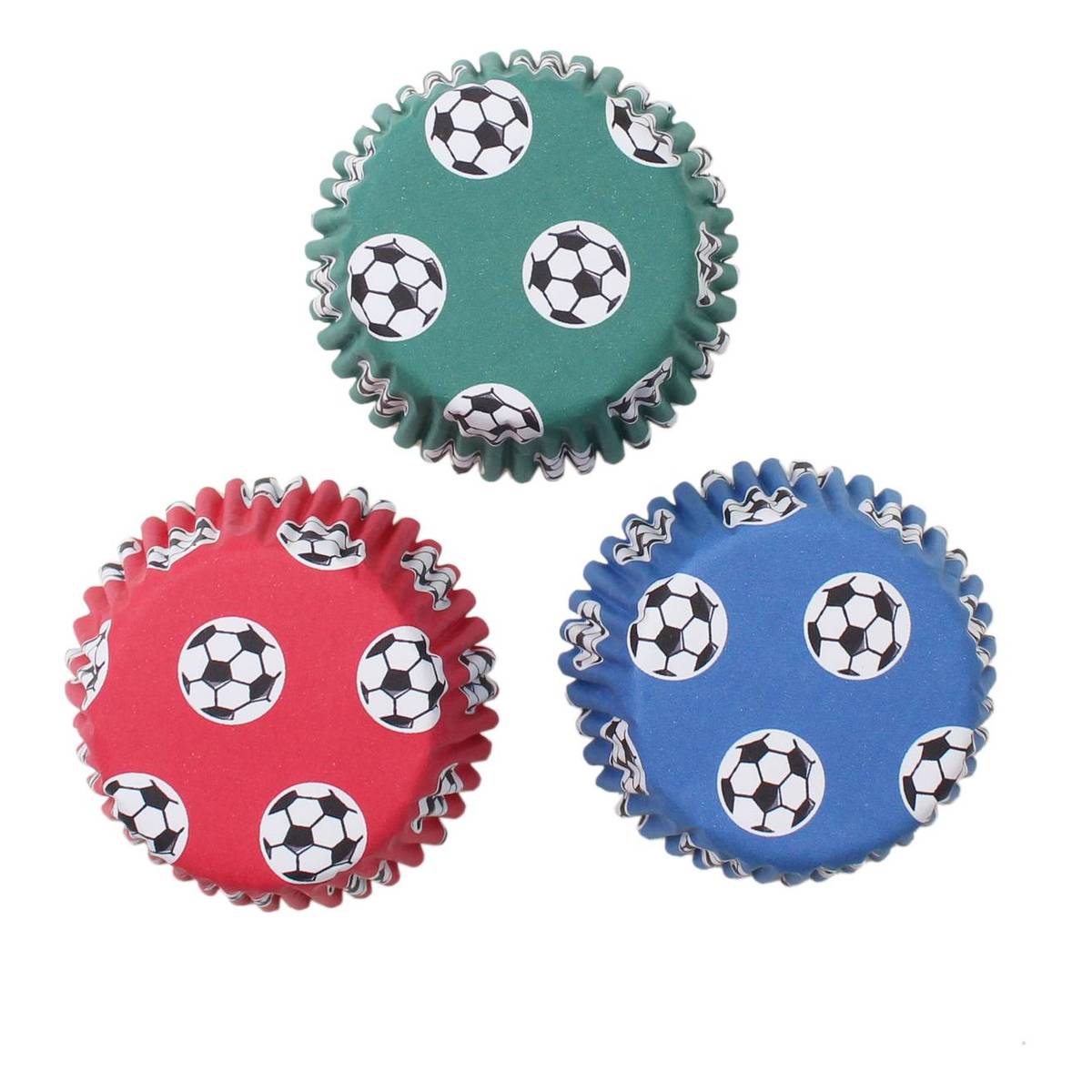 Football Cupcake Cases 75 Pack Hobbycraft