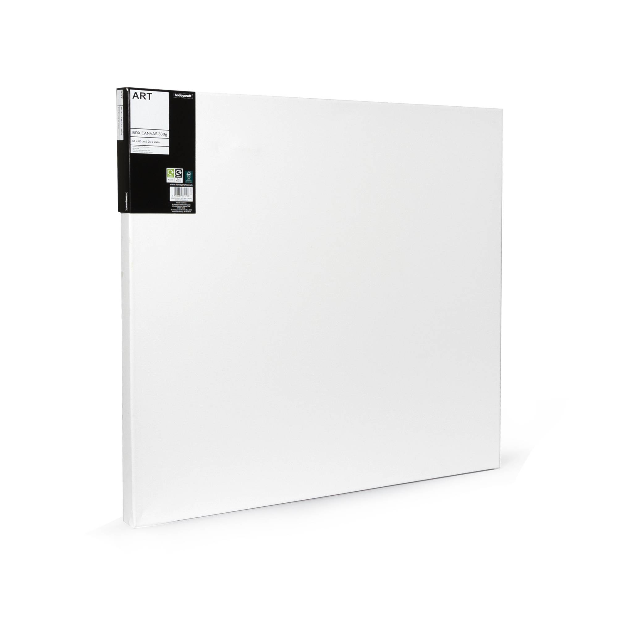 White Box Canvas 61cm x 61cm Hobbycraft