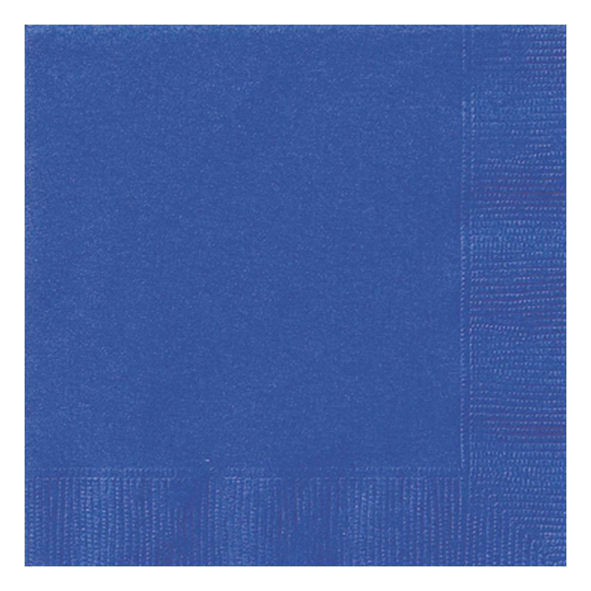 Royal Blue Napkins 20 Pack Hobbycraft