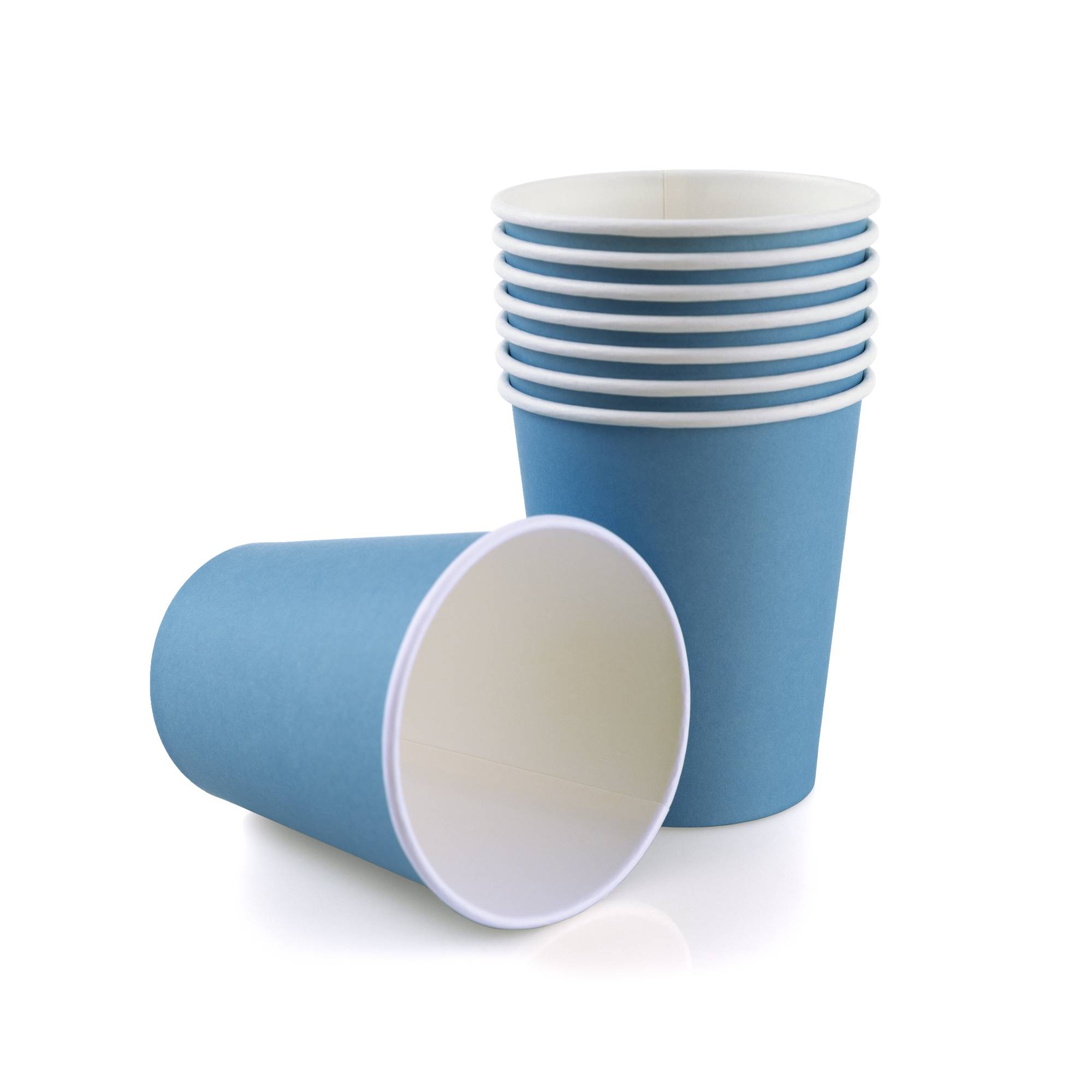 Caribbean Blue Paper Cups 266ml /20