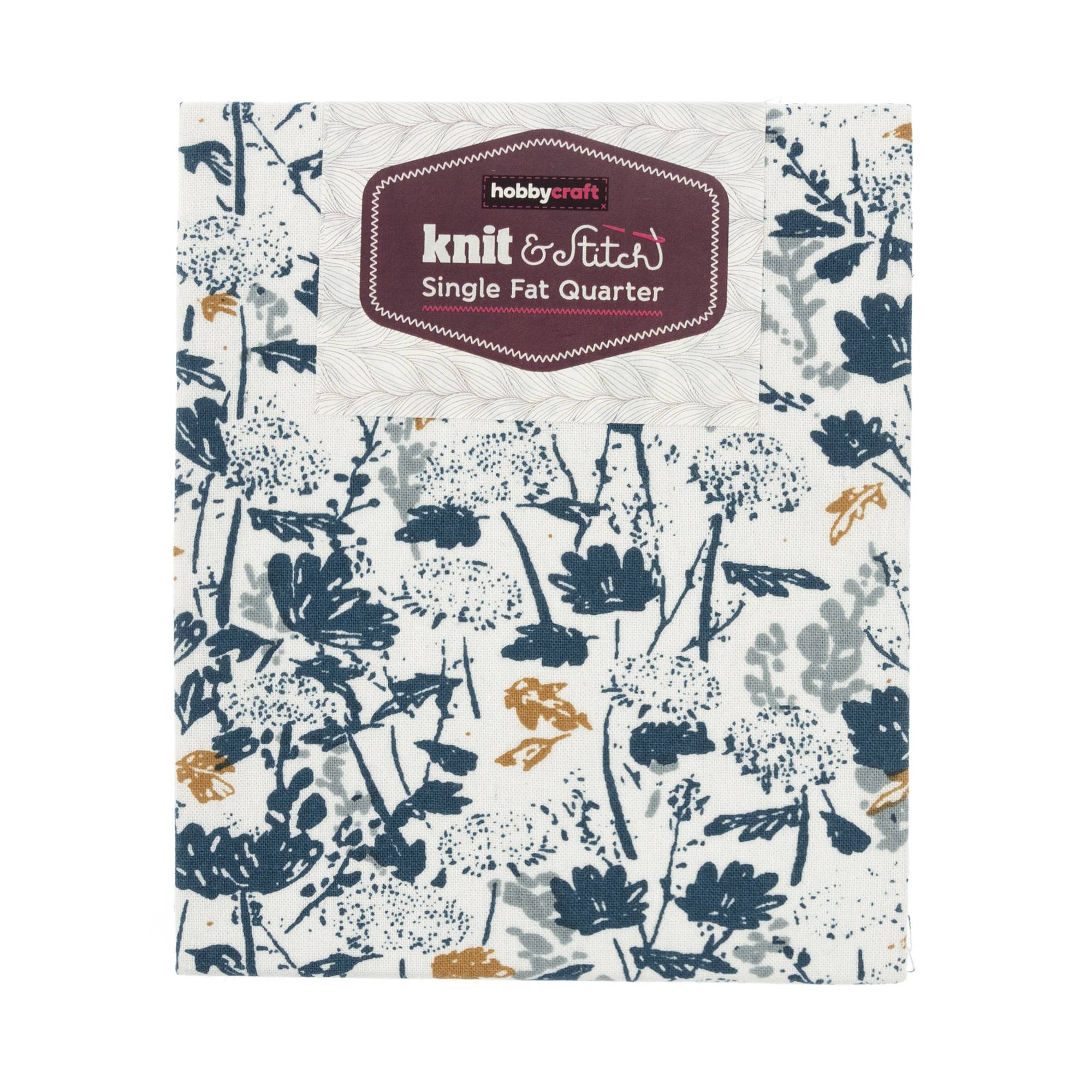 Floral Print Single Cotton Fat Quarter | Hobbycraft