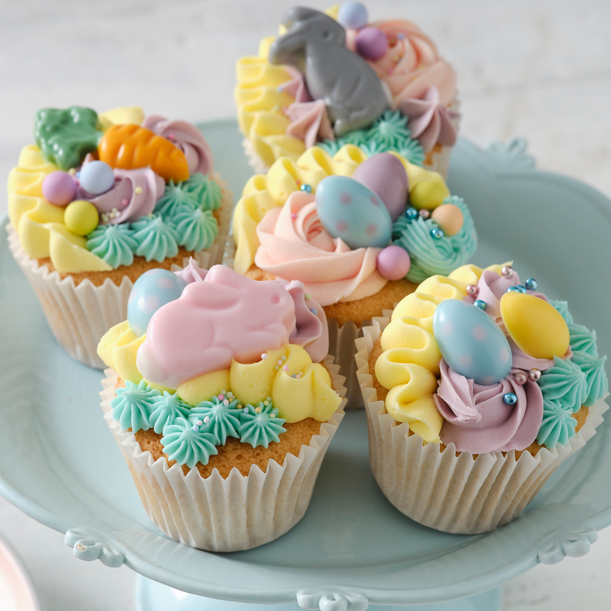 How to Decorate Pastel Easter Cupcakes Hobbycraft