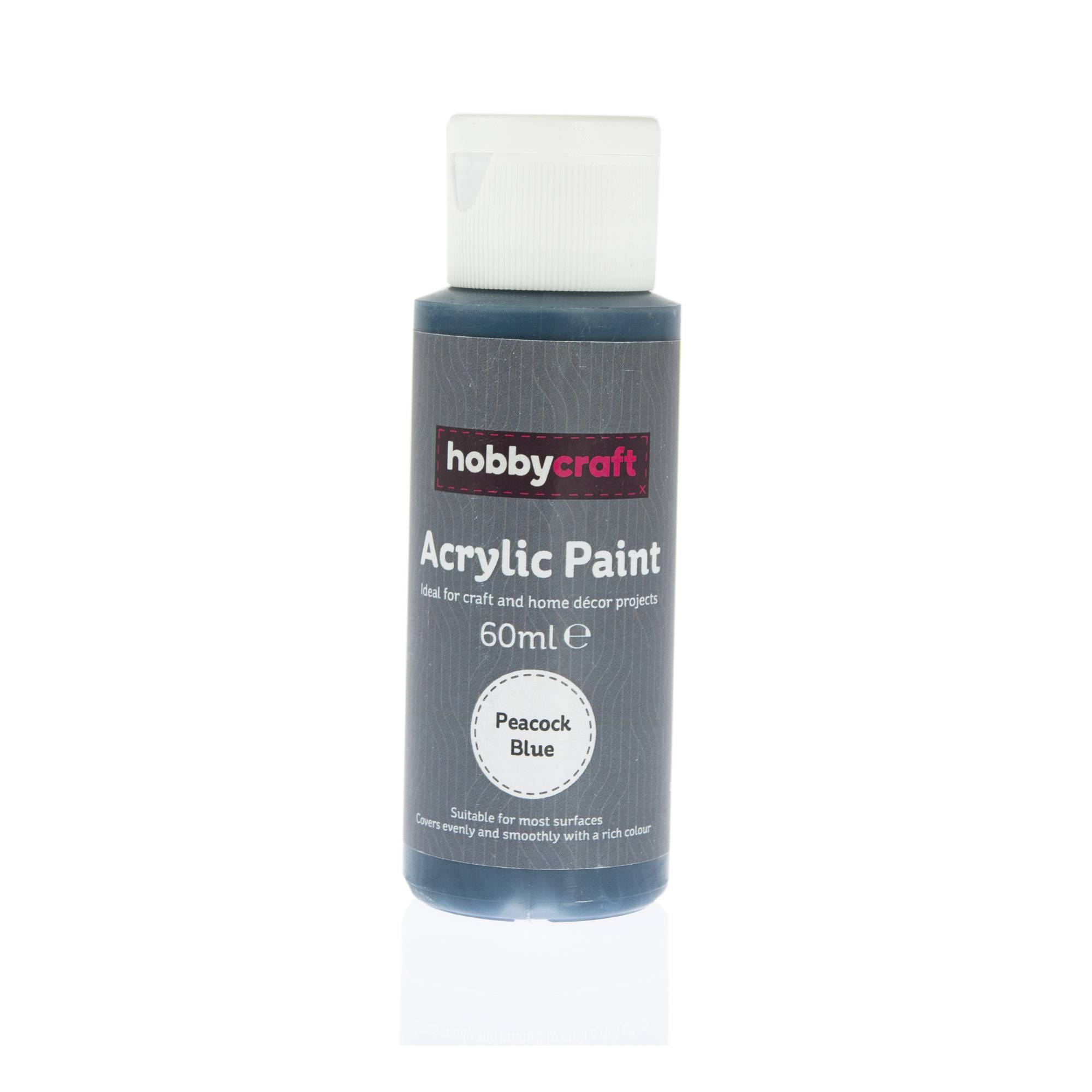 Peacock Blue Acrylic Paint 60ml | Hobbycraft