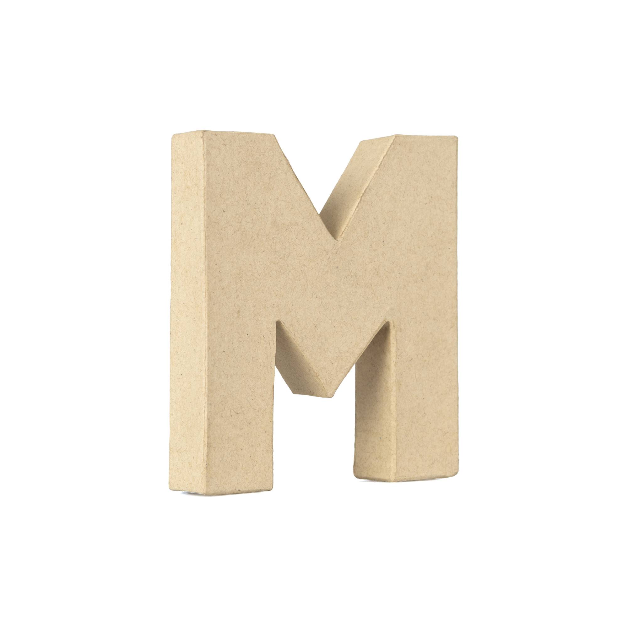 Mini Mache Letter M 10cm Hobbycraft