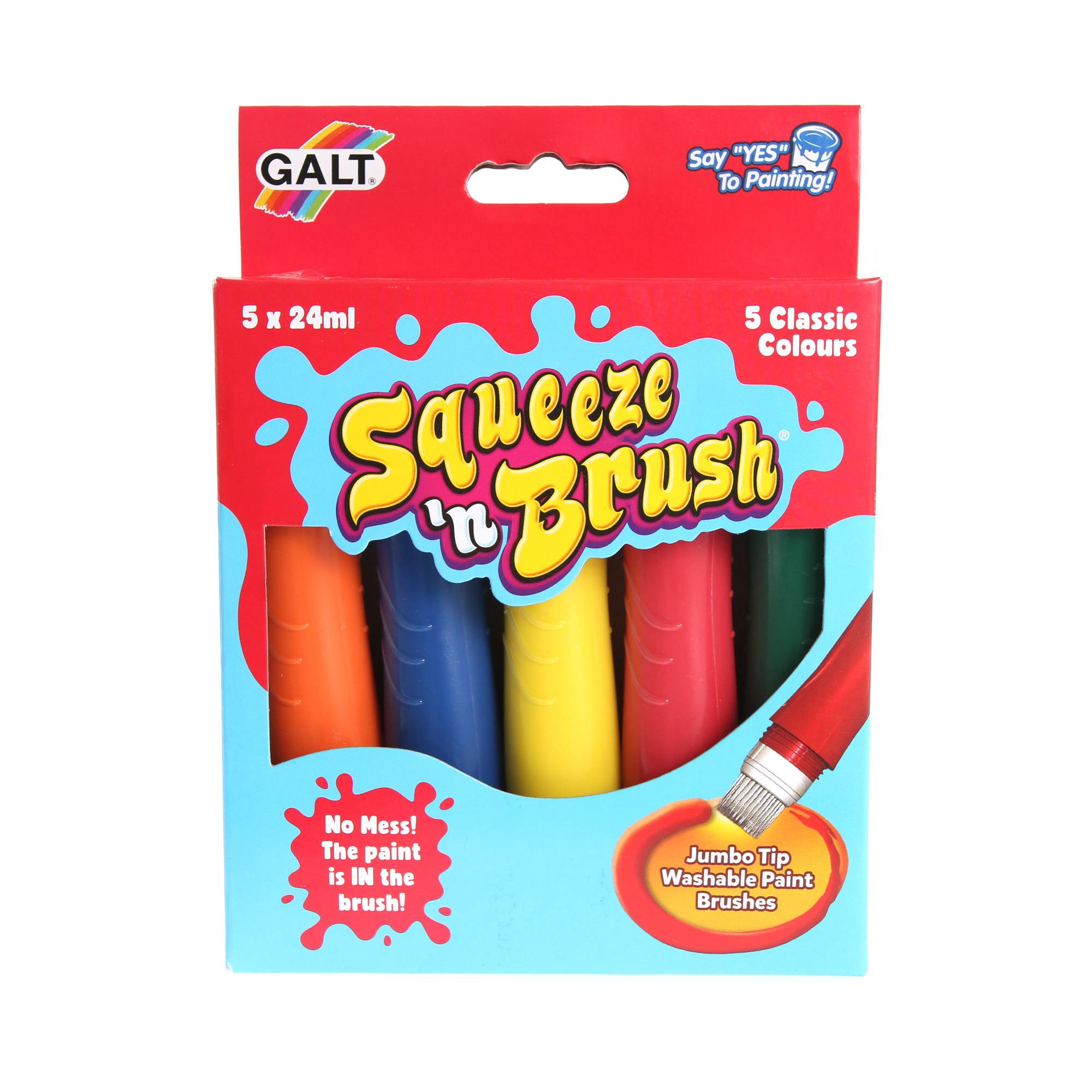Classic Colour Squeeze n Brush 5 Pack