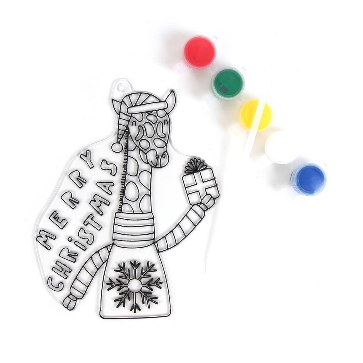 Christmas Giraffe Suncatcher Kit Hobbycraft