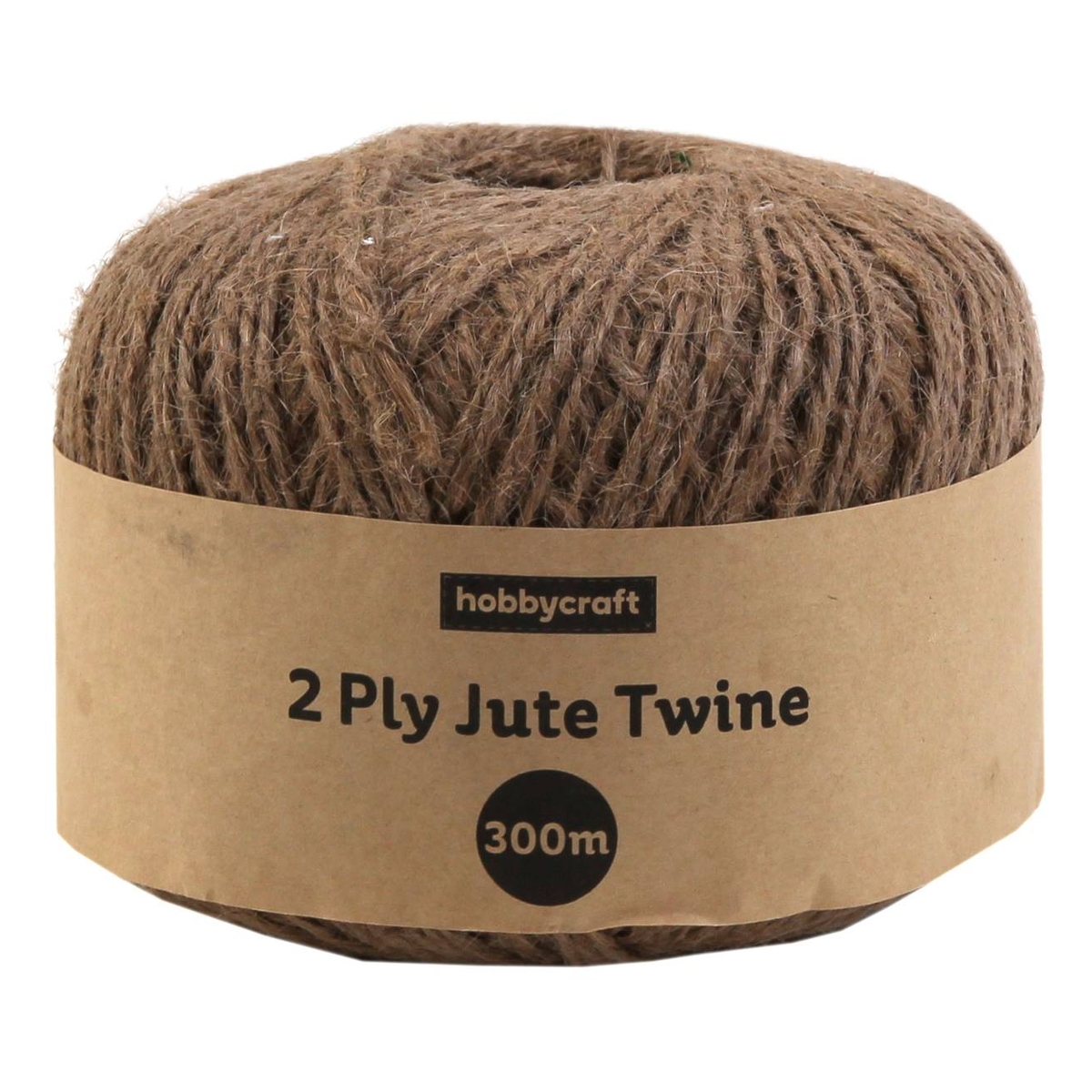 Natural Jute Twine 2 Ply 300m Hobbycraft