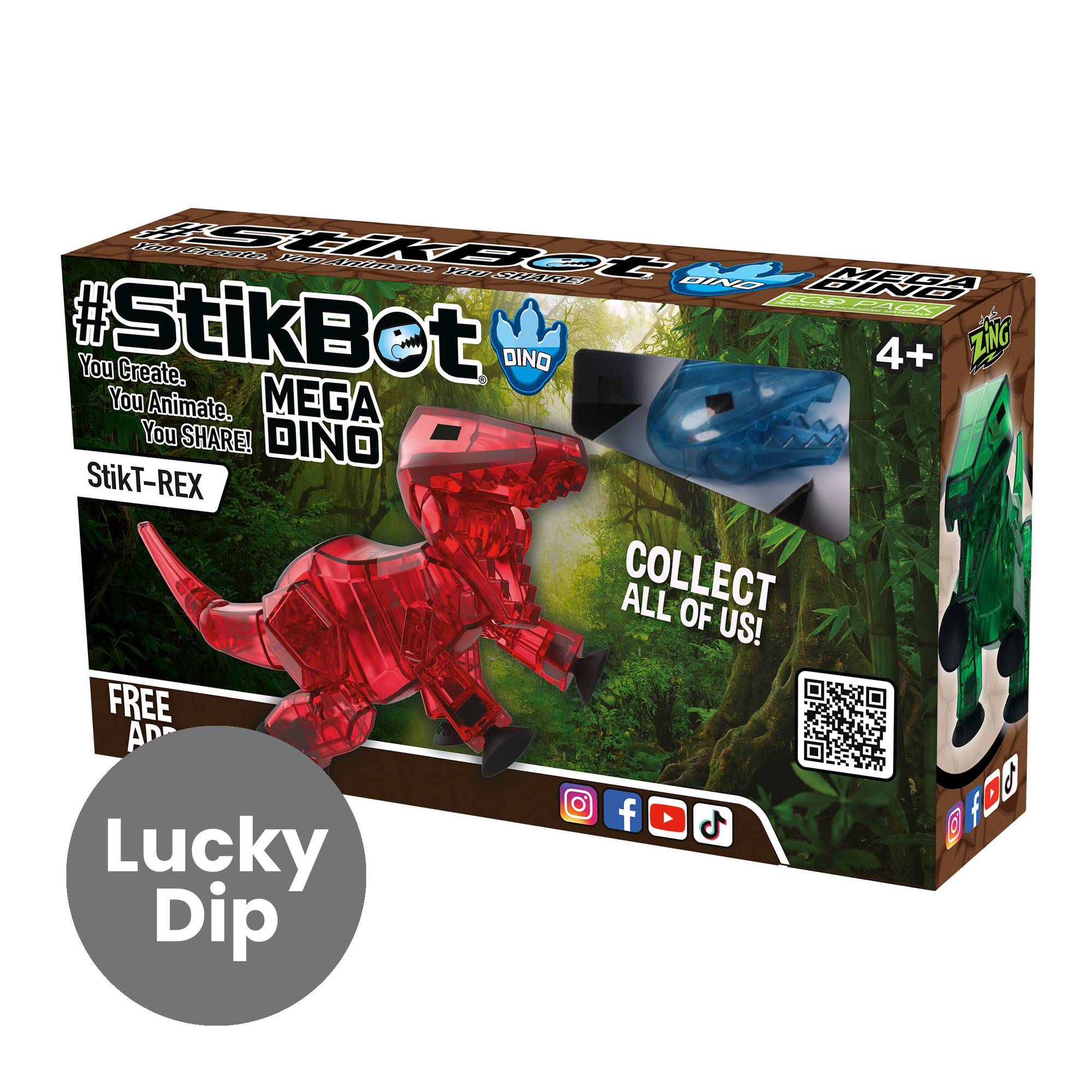 StikBot Mega Dino TRex Hobbycraft