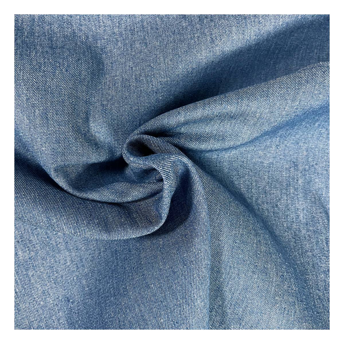 Denim Blue Cotton Denim Fabric by the Metre