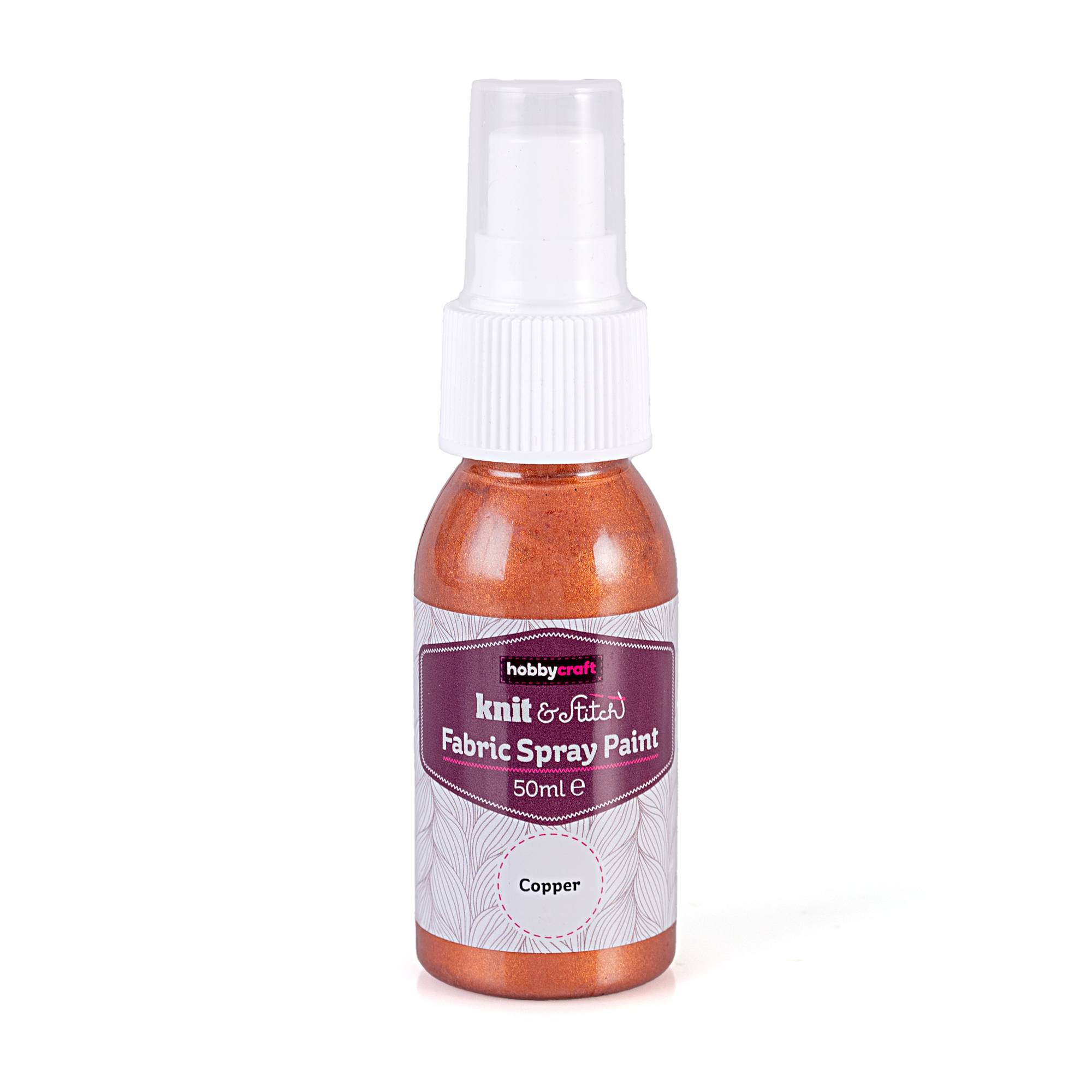 Copper Fabric Spray Paint 50ml Hobbycraft
