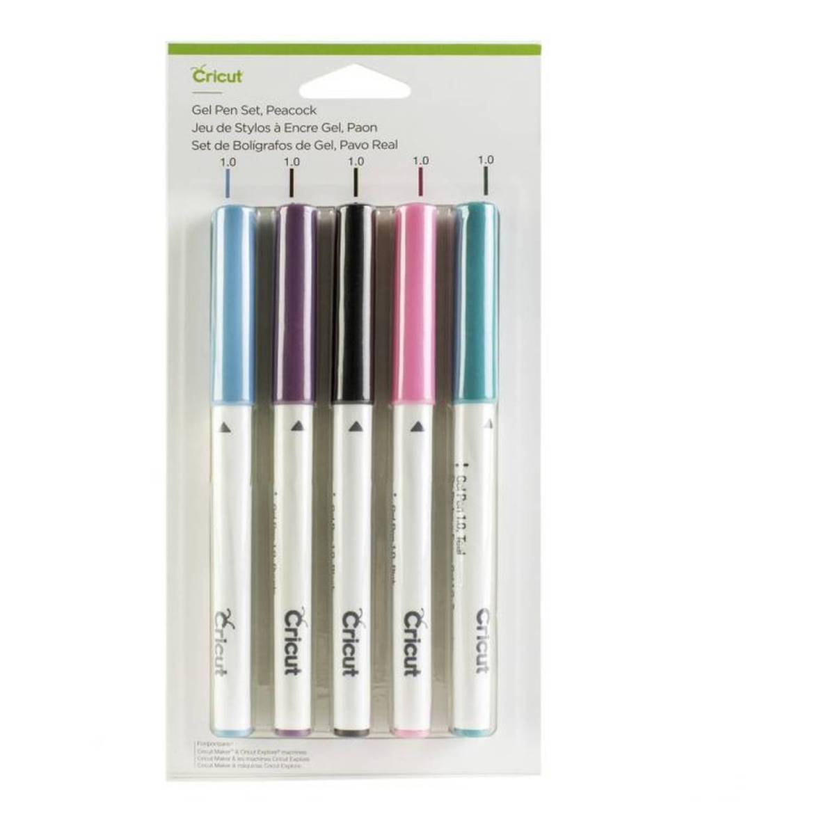 Cricut Peacock Gel Pen Set 5 Pack Hobbycraft
