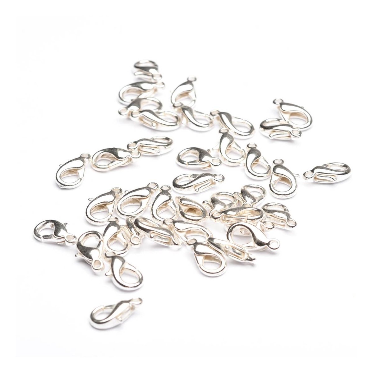 Beads Unlimited Silver Plated Trigger Clasp 10mm x 6mm 10 Pack