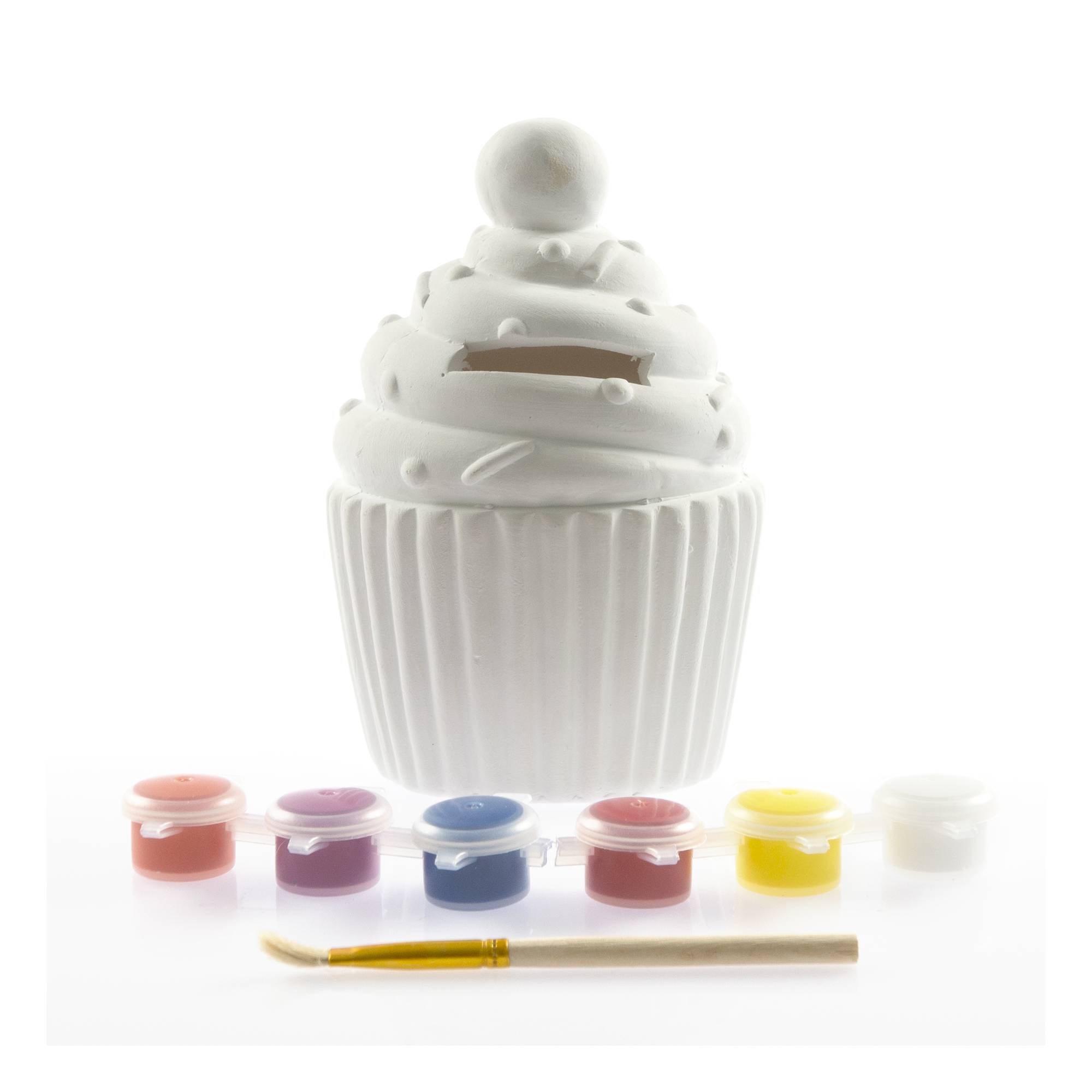 Paint Your Own Cupcake Money Box Hobbycraft