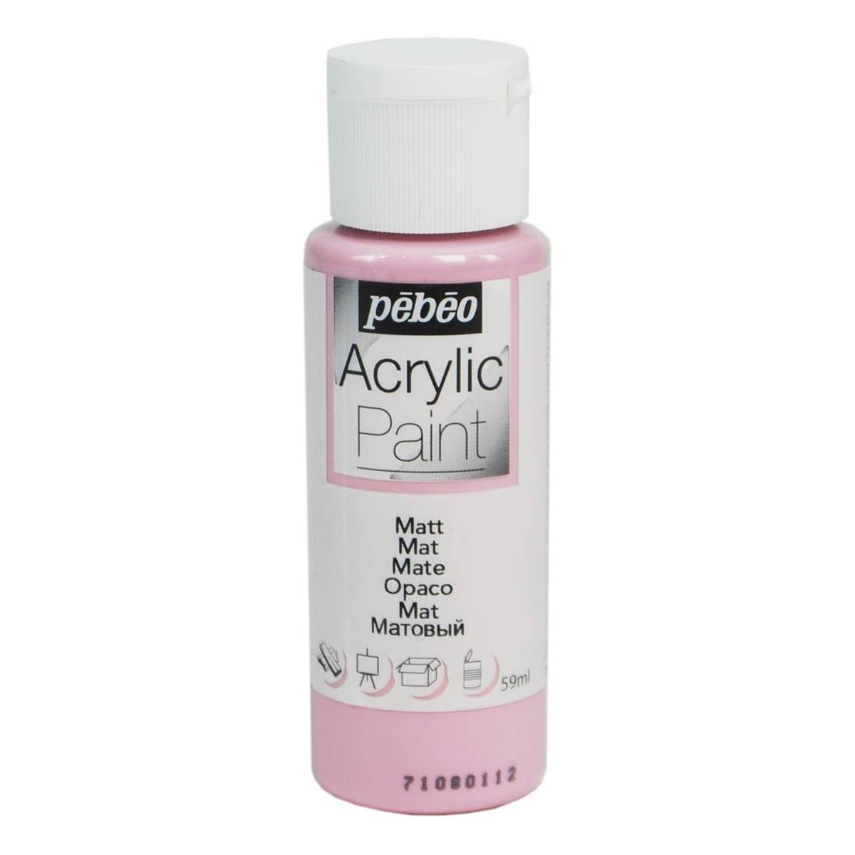 Pebeo Lilac Matt Acrylic Paint 59ml Hobbycraft
