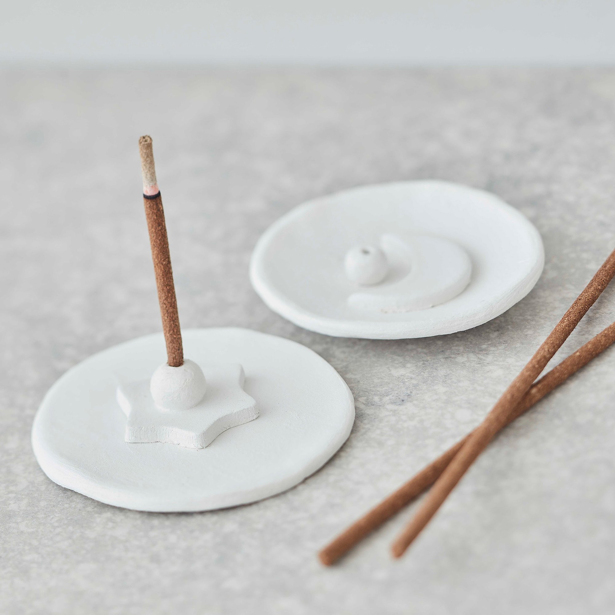 How to Make an Air Dry Clay Incense Holder | Hobbycraft