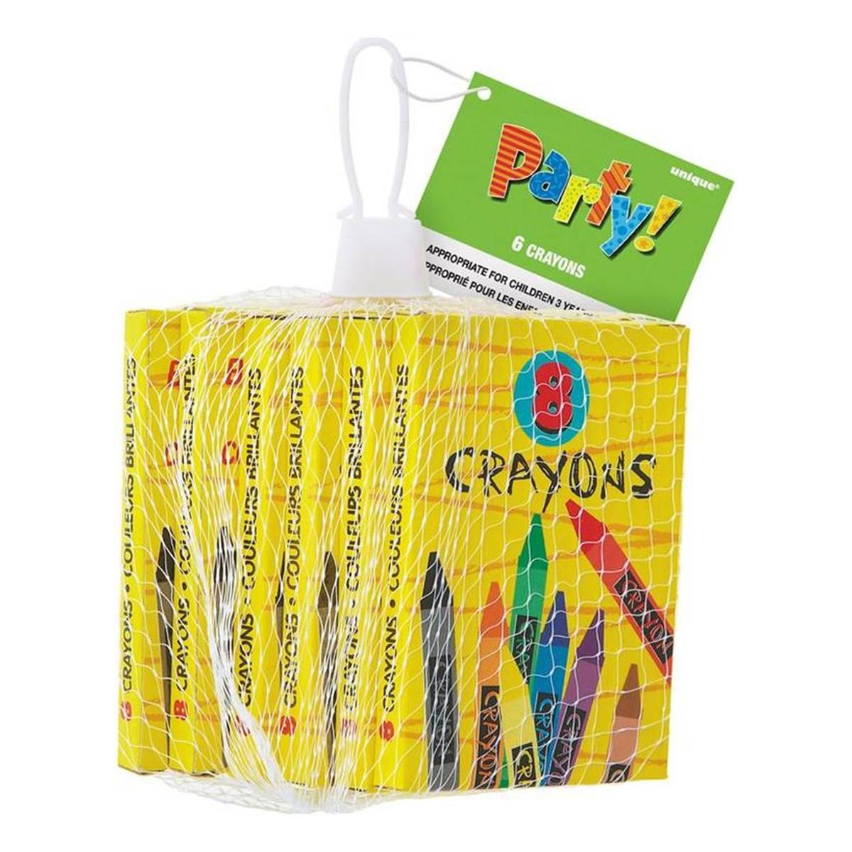 Wax Crayons 6 Pack