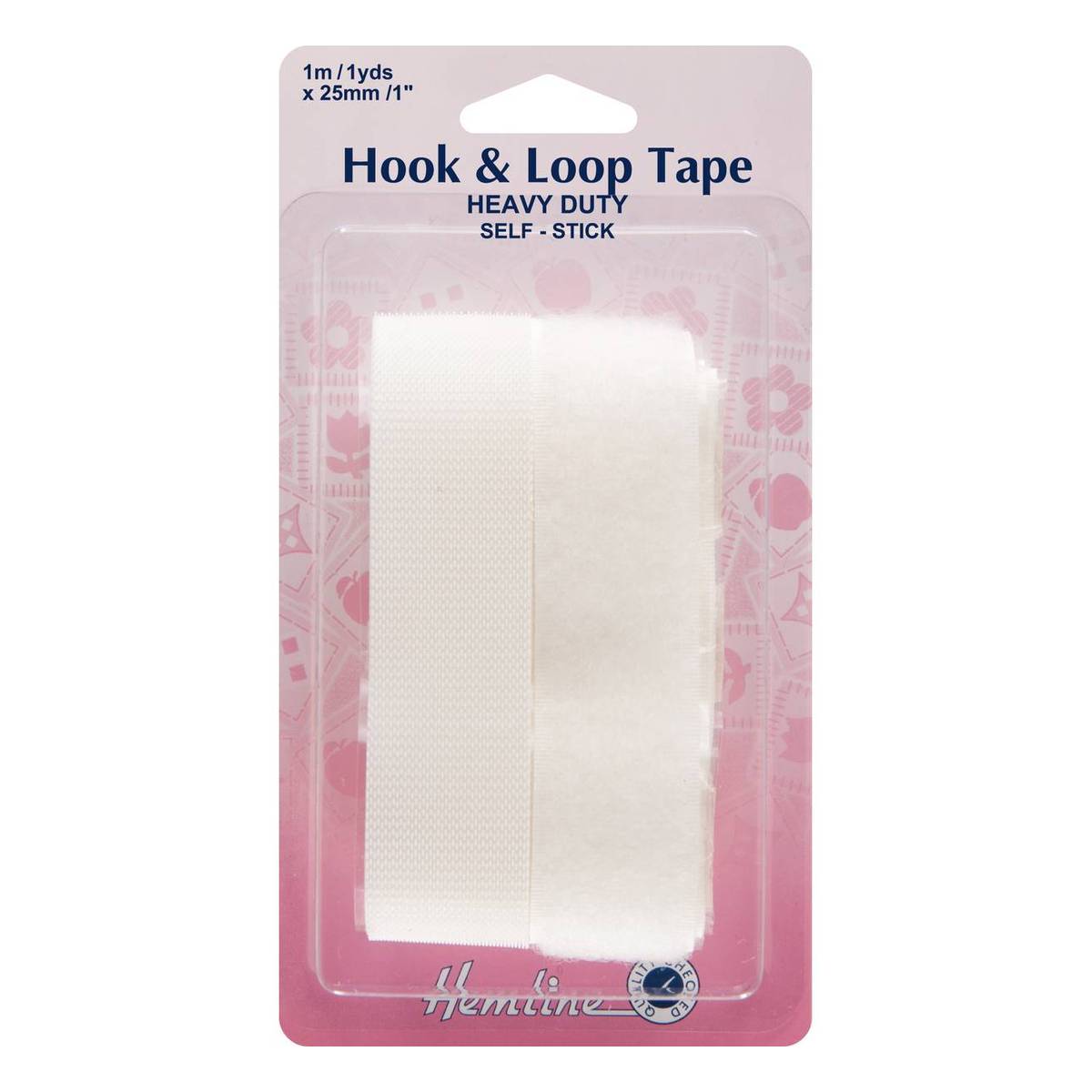 VELCRO Brand - VELCRO® Brand Heavy-Duty Stick On Tape 50mm x 5m White