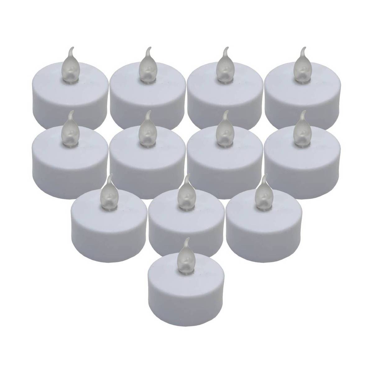 LED White Tea Lights 12 Pack Hobbycraft