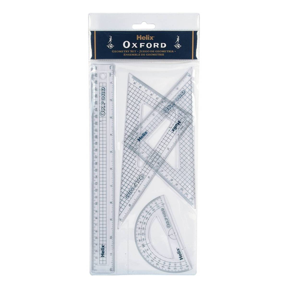 Helix Oxford Geometry Set 4 Pack Hobbycraft