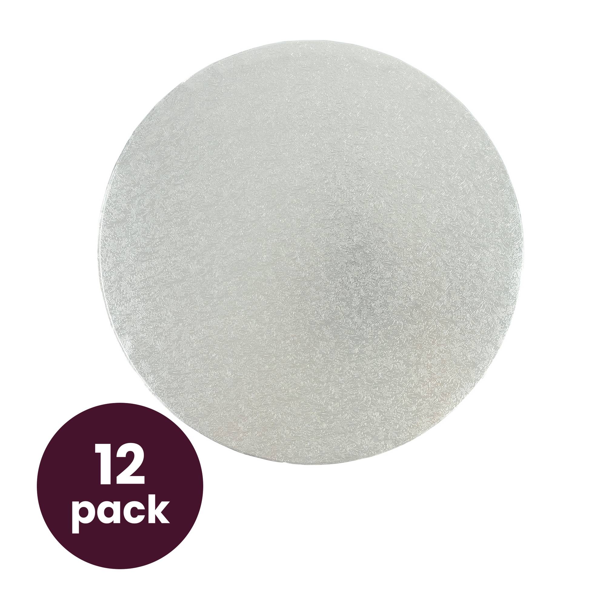 Silver Round Cake Drum 10 Inches 12 Pack Bundle Hobbycraft