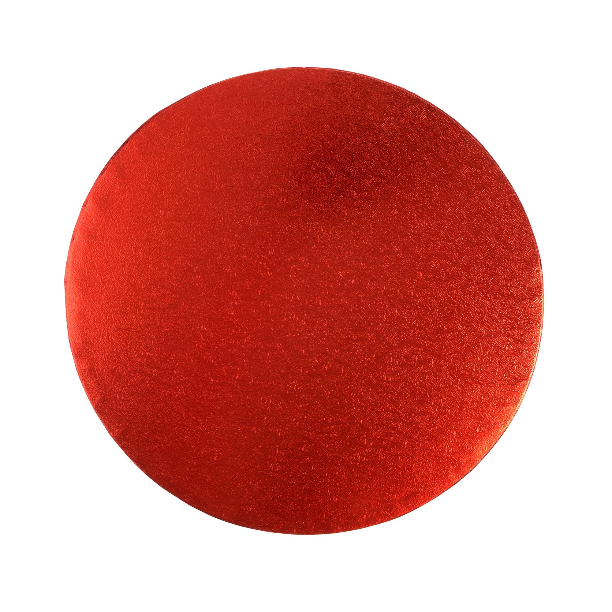 Red Round Cake Drum 10 Inches Hobbycraft