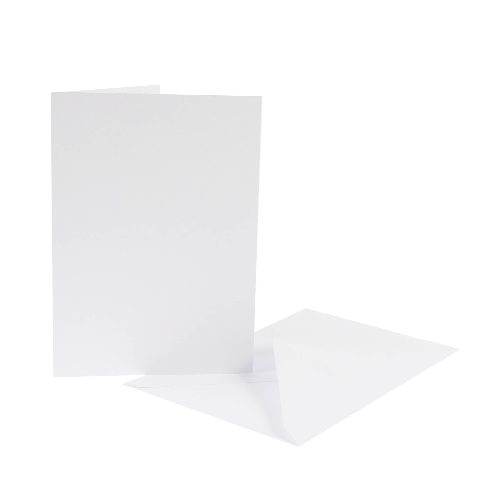 Lot De 50 Cartes Et Enveloppes Blanches C6 - Pour Invitations, Remerciements, Vœux | Papier 225 G/m², Fabrication UK