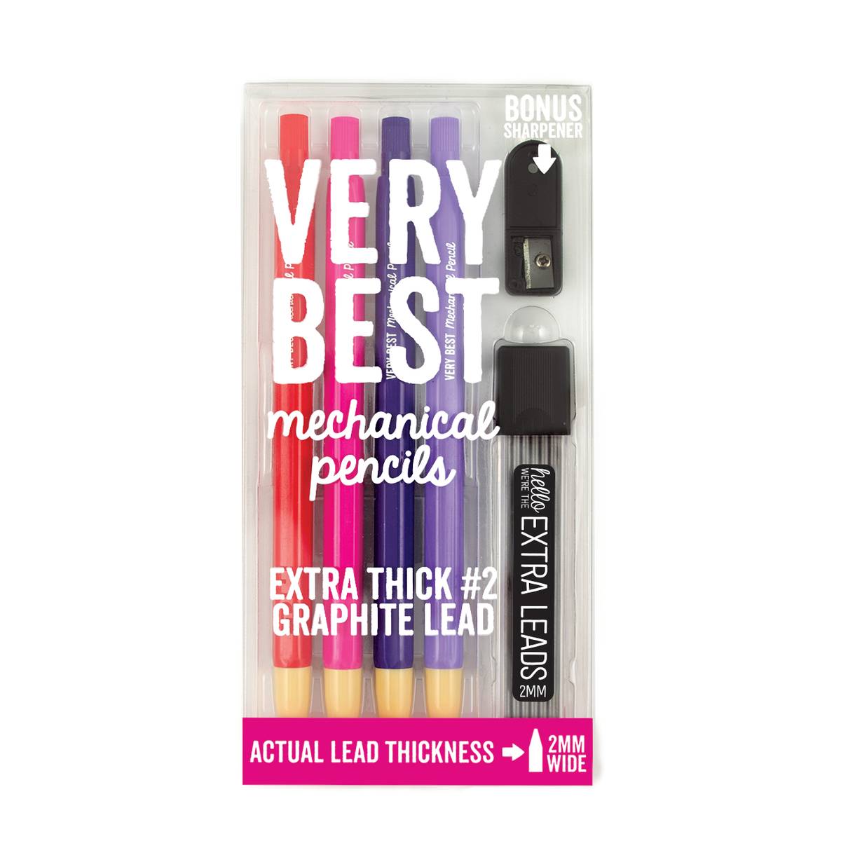 Very Best Pink Mechanical Pencils Set Hobbycraft