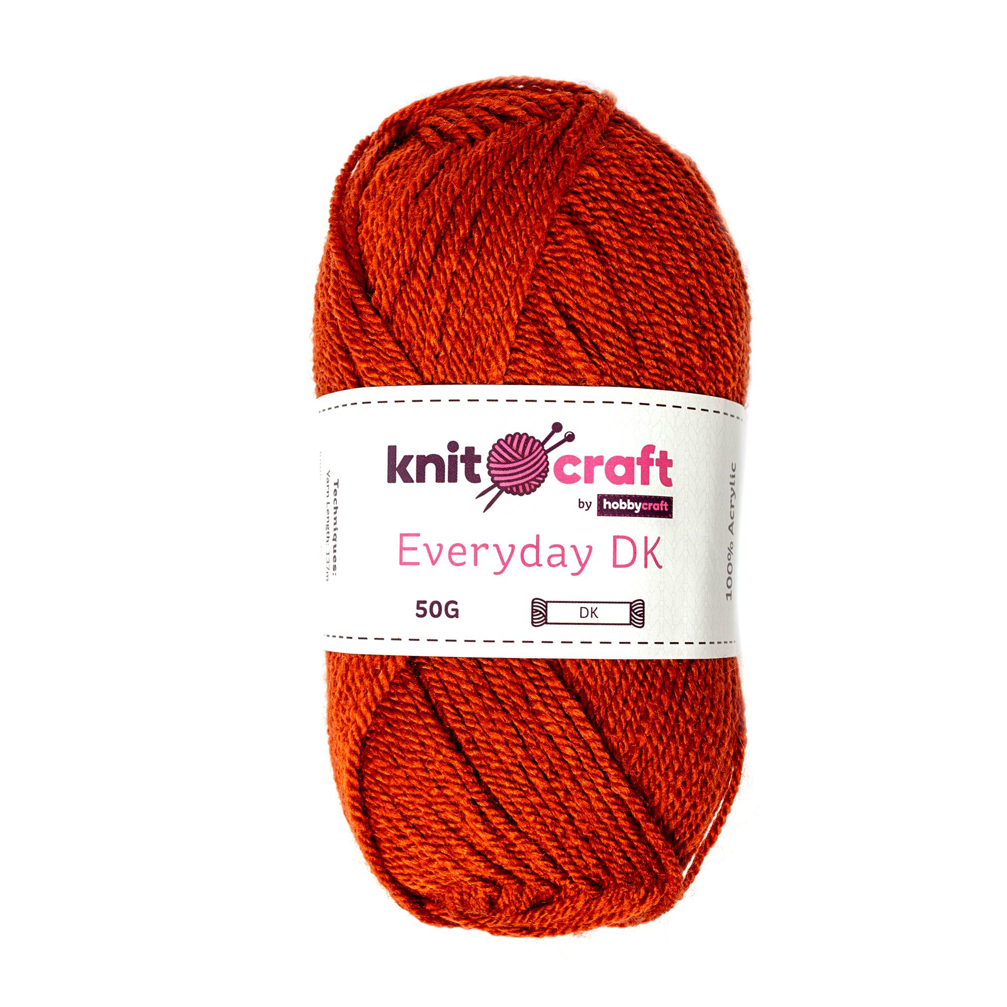 Knitcraft Rust Everyday DK Yarn 50g