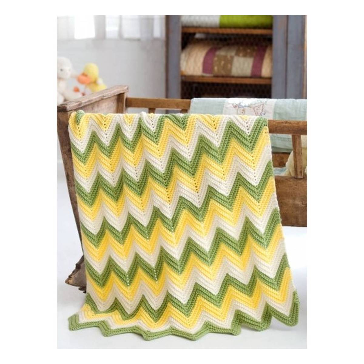 FREE PATTERN Caron Zig Zag Baby Blanket Hobbycraft atelieryuwa.ciao.jp