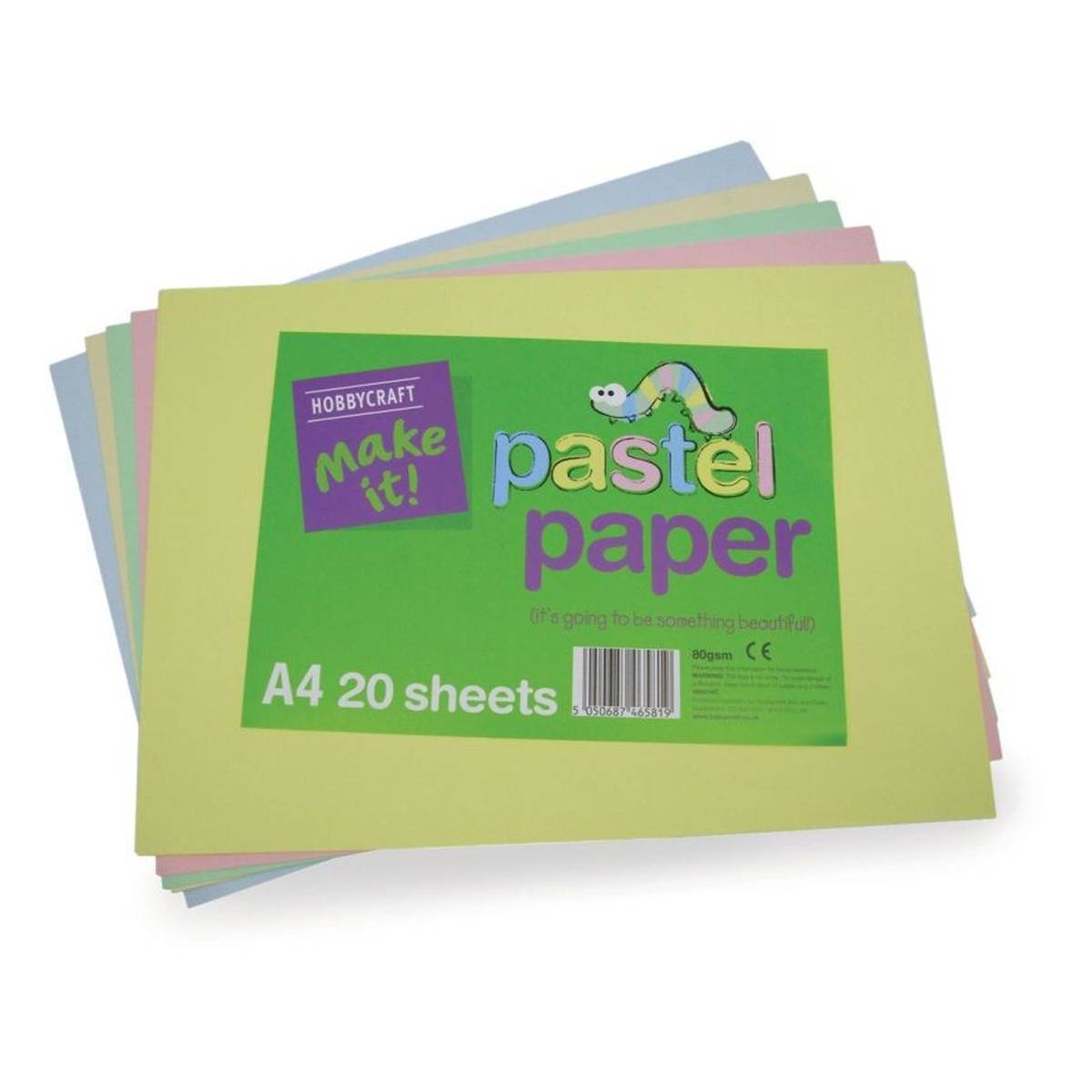 Pastel Paper A4 20 Pack Hobbycraft