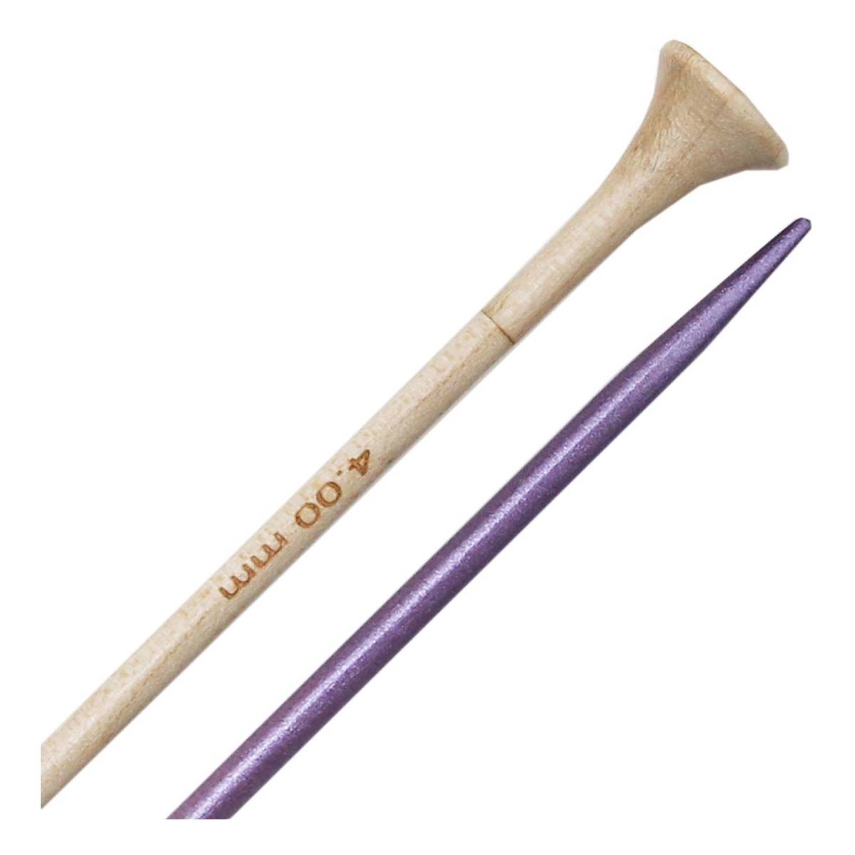 Knitcraft Wooden Knitting Needles 4mm x 35cm Hobbycraft