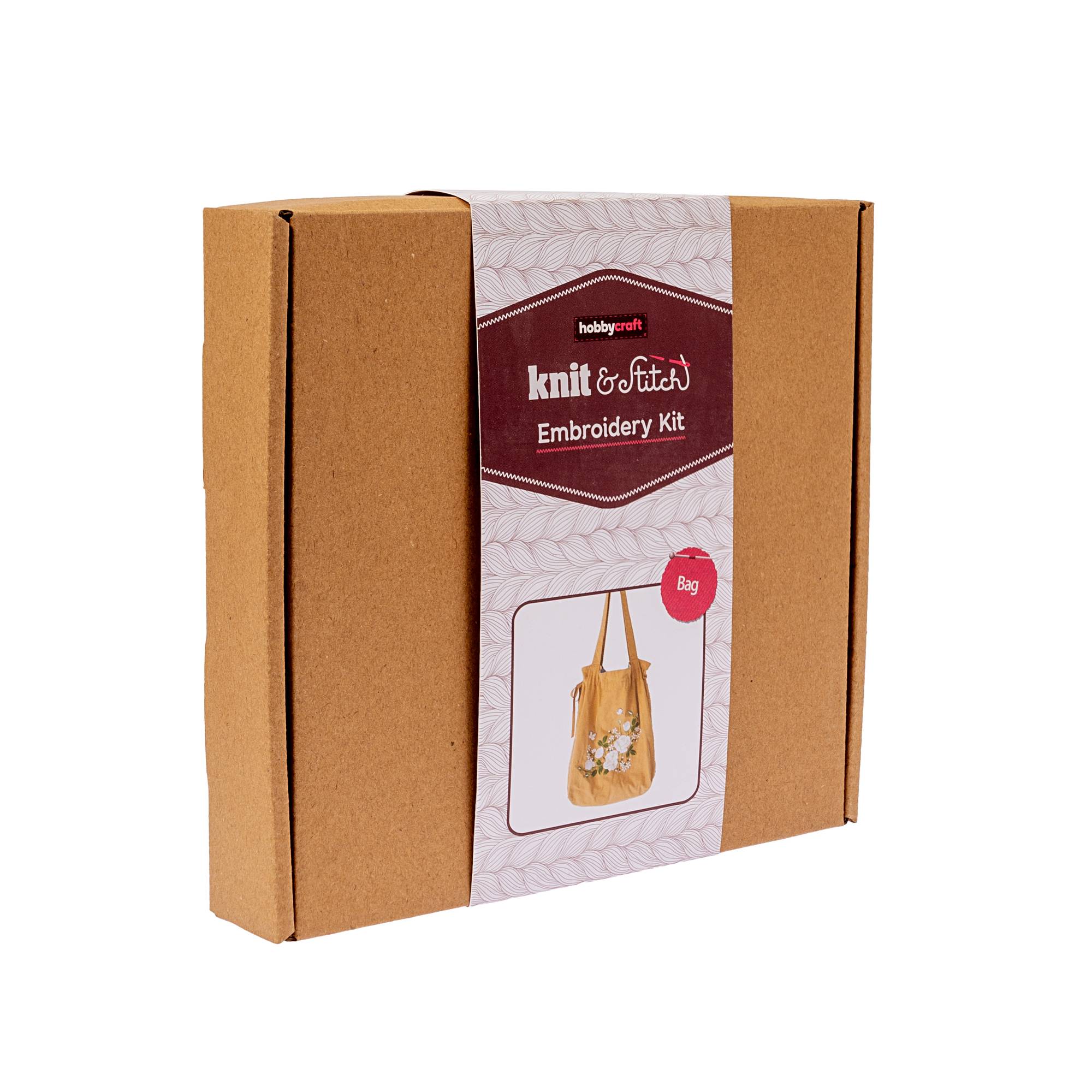 Floral Embroidery Kit Hobbycraft