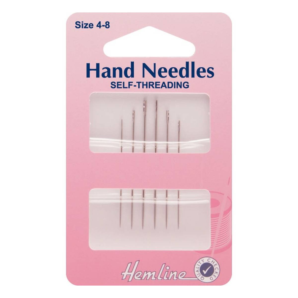 Hemline Size 4 to 8 Self Threading Hand Needles 6 Pack | Hobbycraft