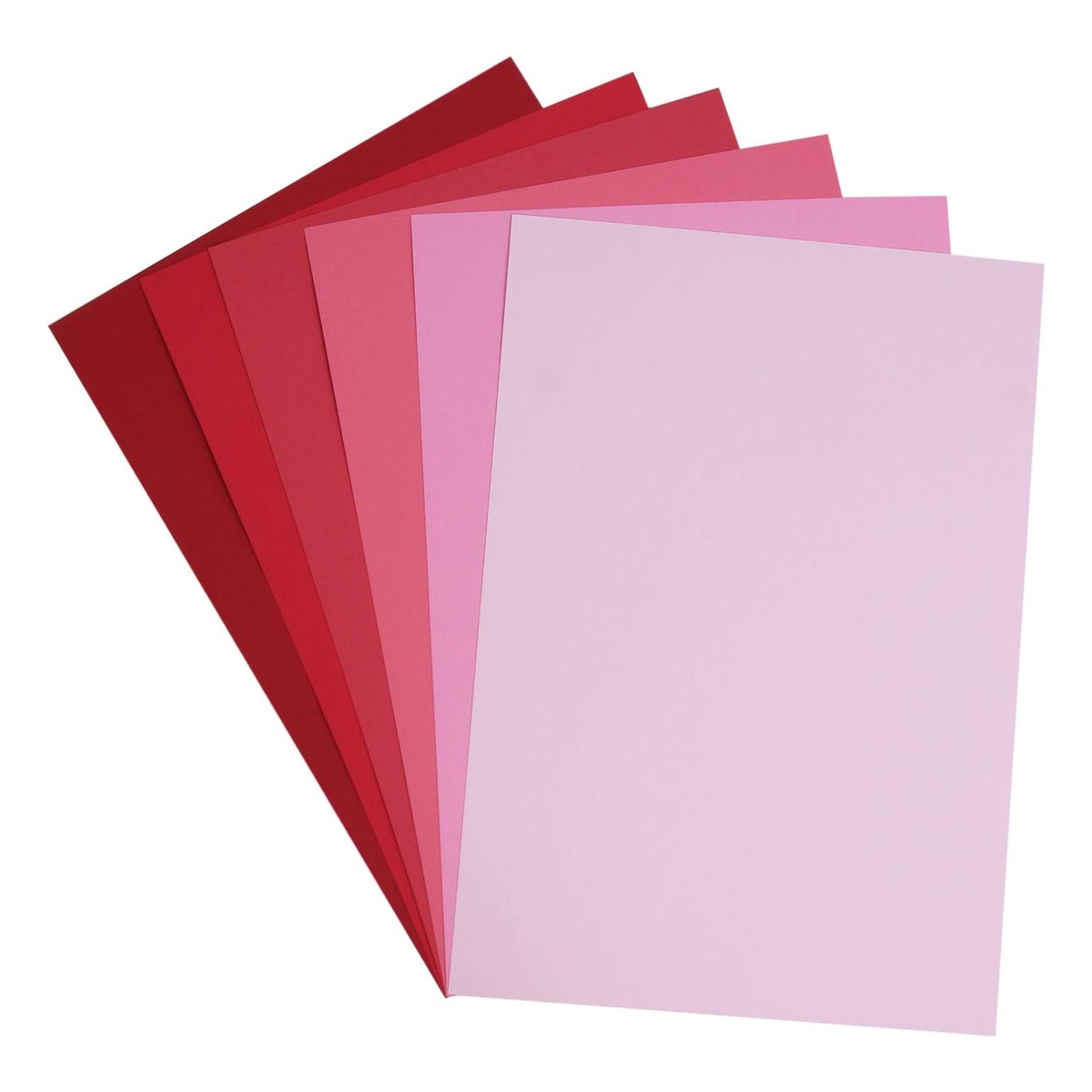 My Colours Pink Tones Canvas Cardstock A4 18 Pack Hobbycraft